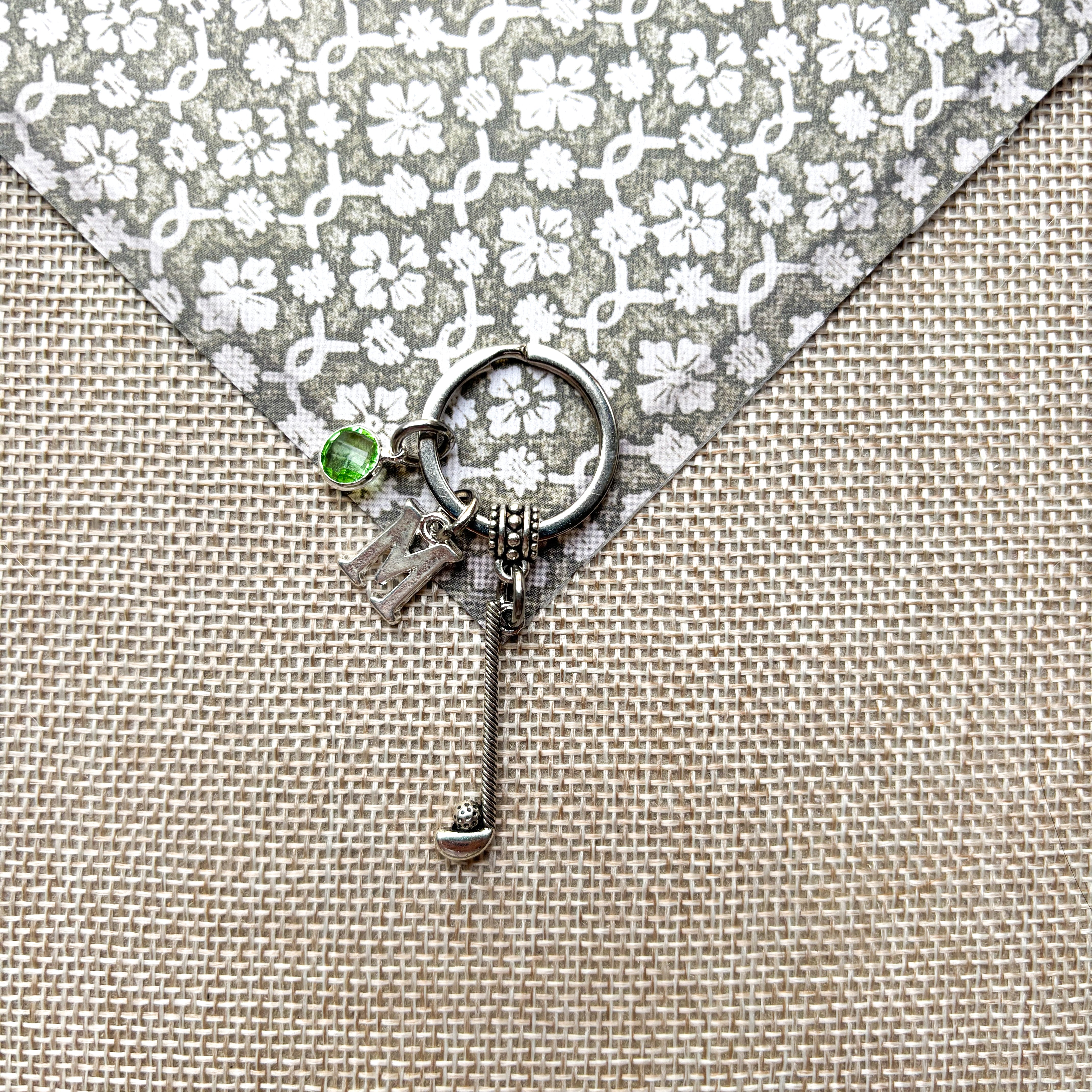 Personalised Golf Keyring