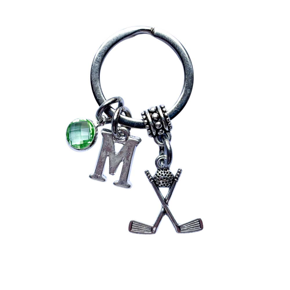 Personalised Golf Keyring