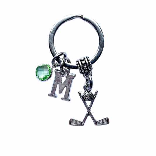 Personalised Golf Keyring