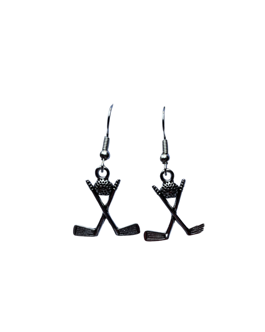 Golf Club Simply Charm Earrings