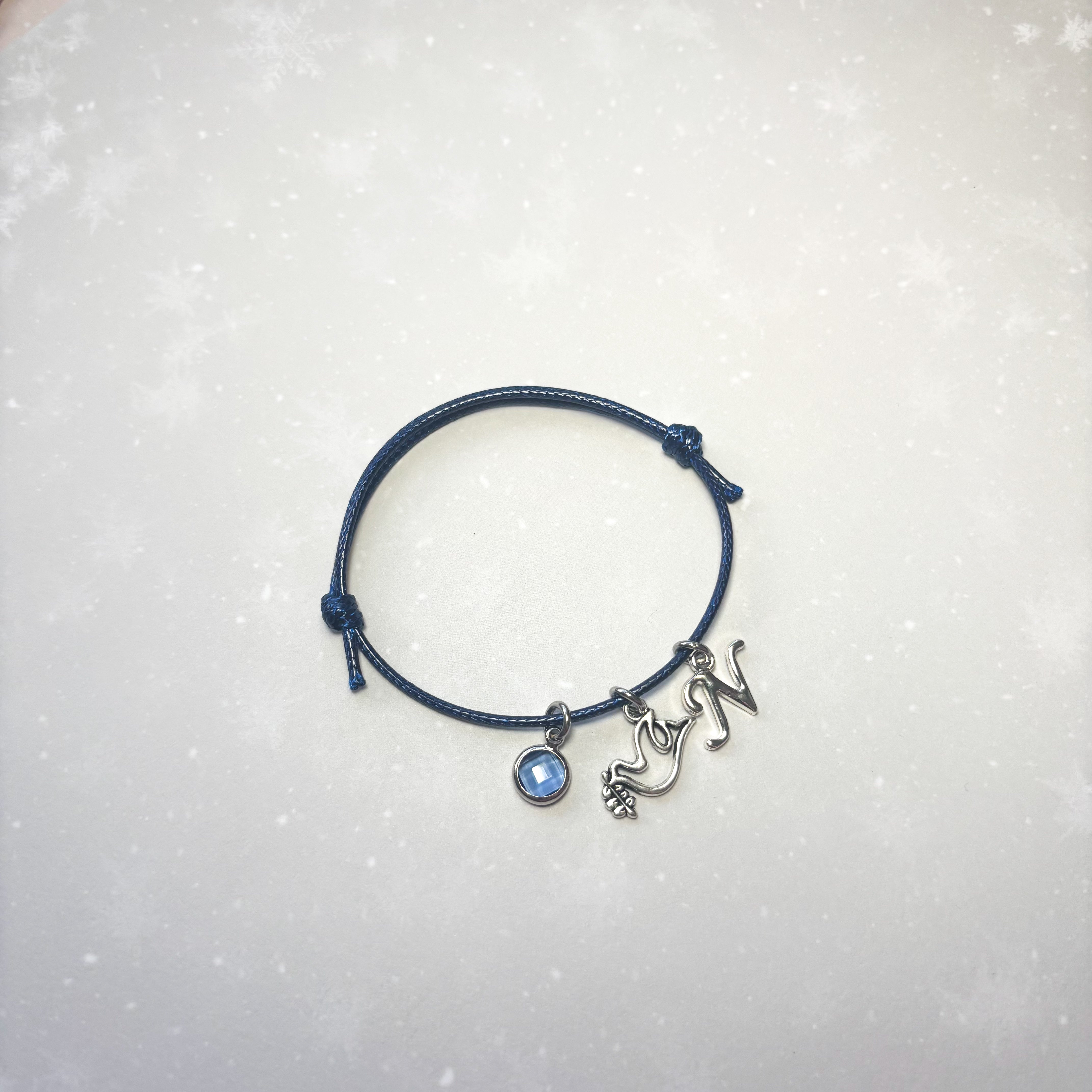 Personalised Dove Cord Bracelet