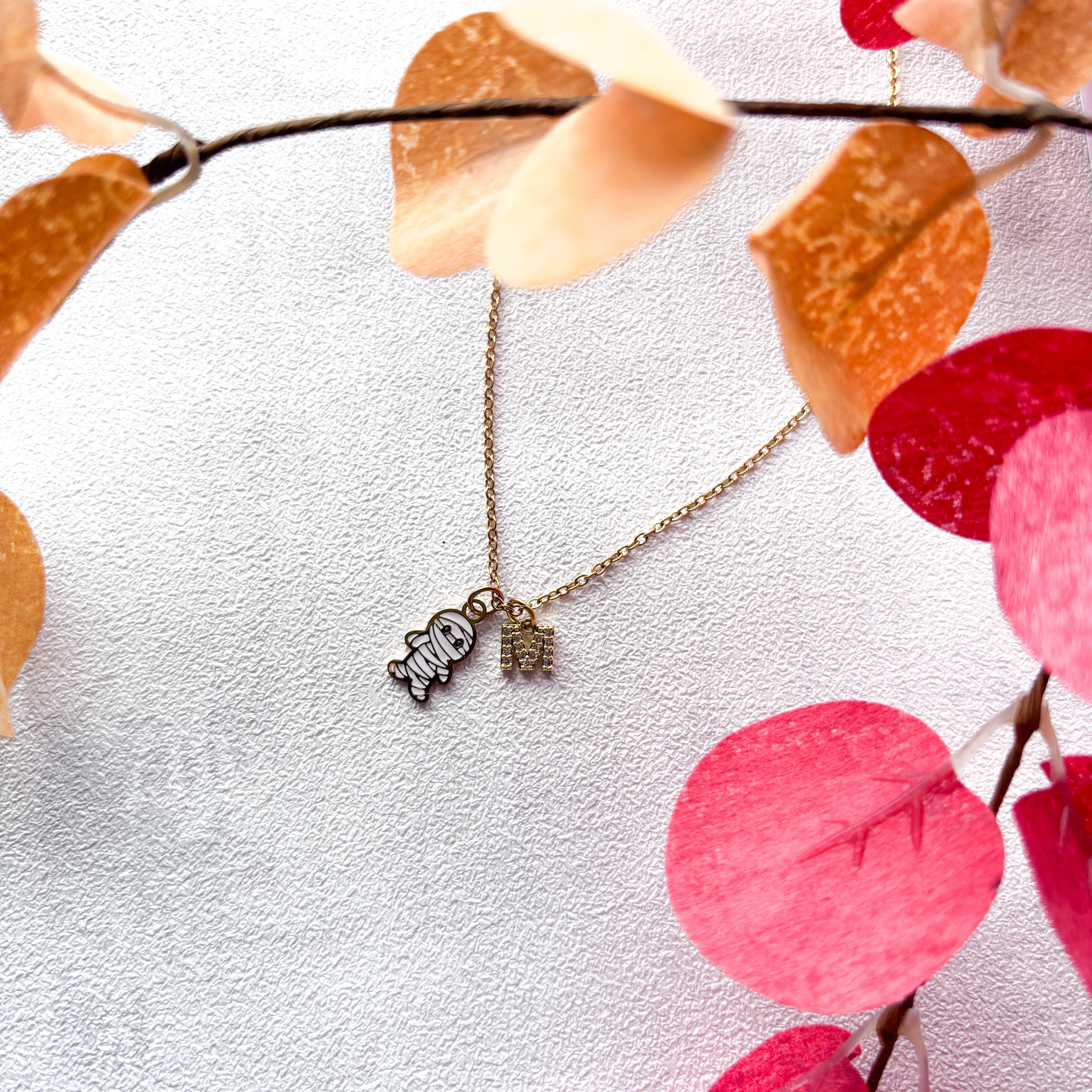 Personalised Mummy Necklace – Halloween Jewellery