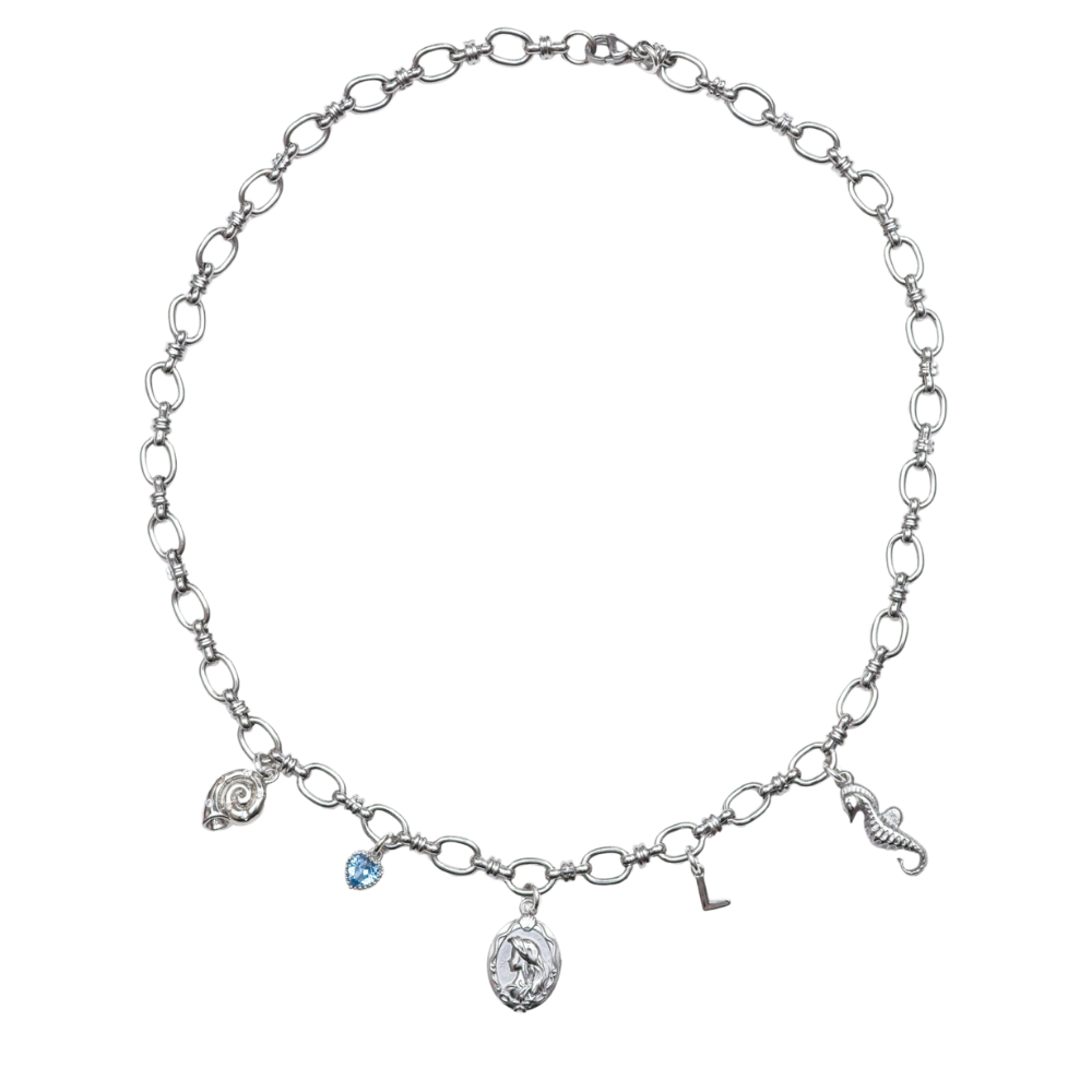 Mystic Tides Necklace - Charm Bar Pre-Made