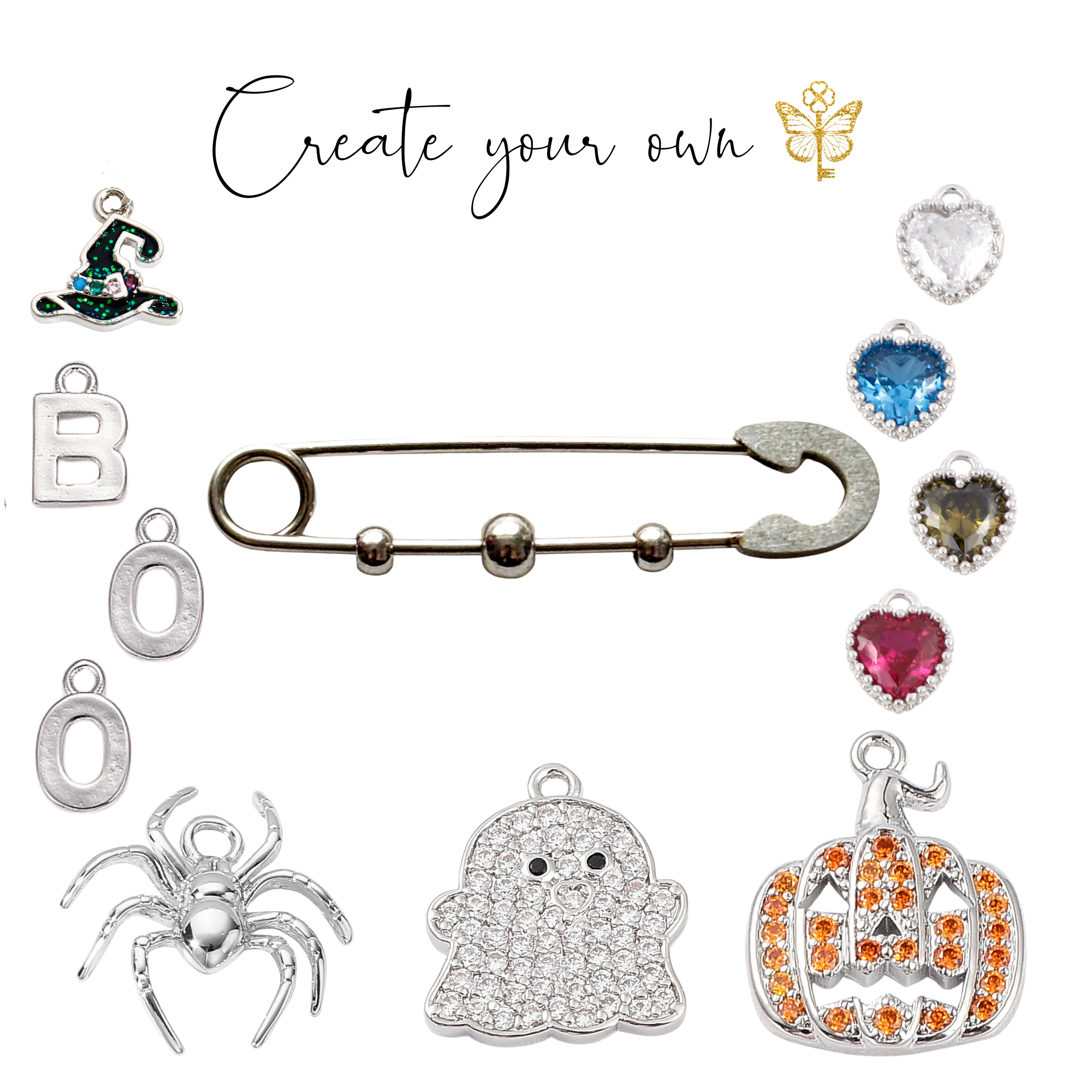 Halloween Brooch- Create Your Own