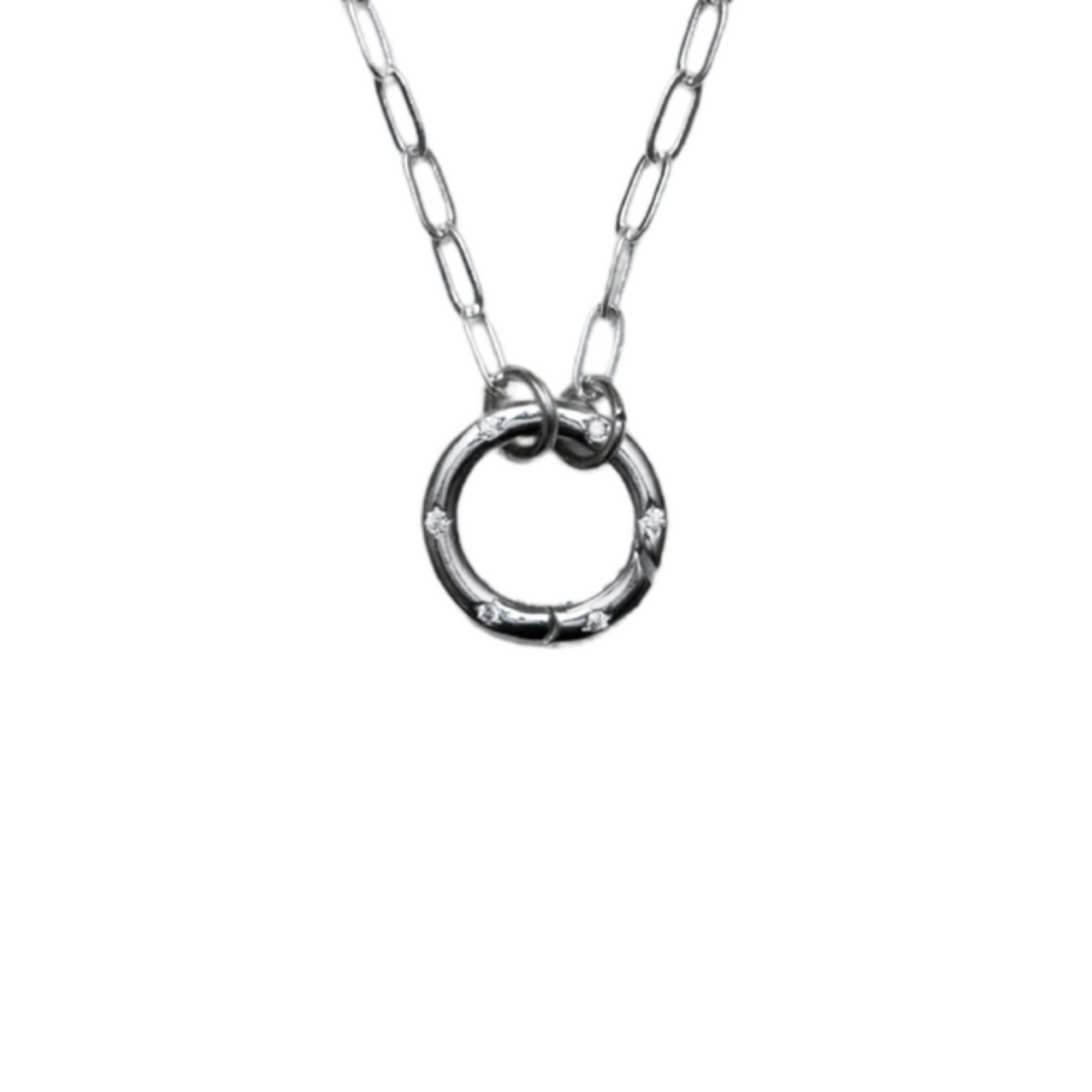 Create your own Paper Clip Charm Necklace