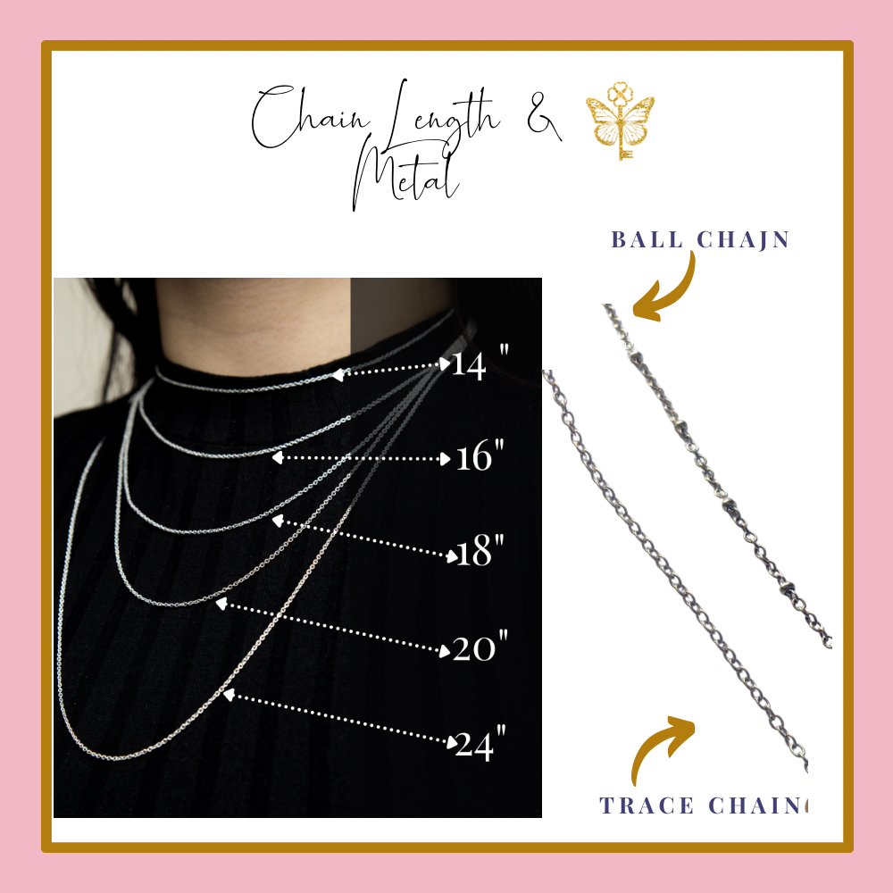 Personalised Half Moon Necklace – Initial Charm Celestial Jewellery