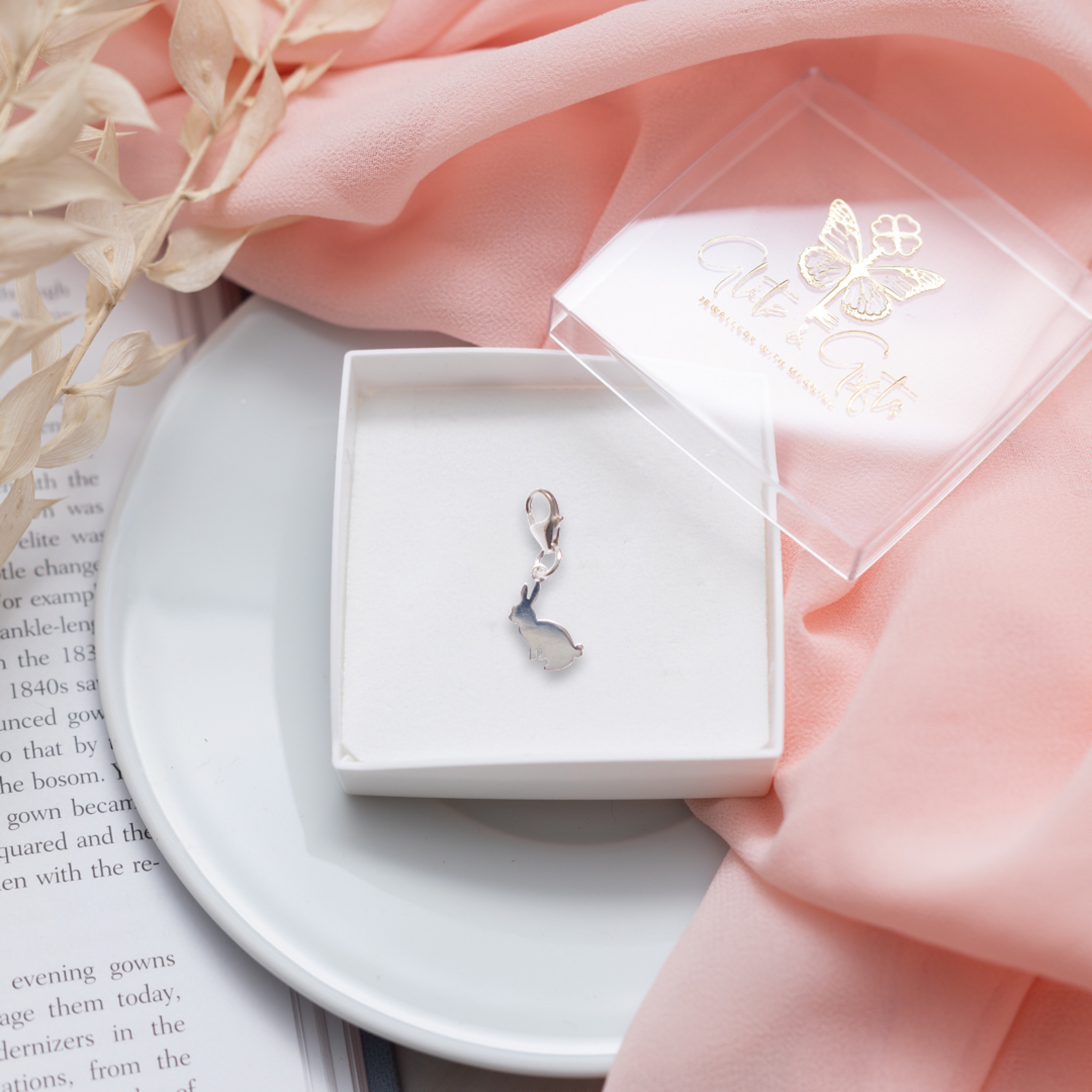 Sterling Silver Bunny Rabbit Charm