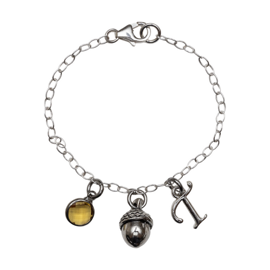 Personalised Acorn Bracelet