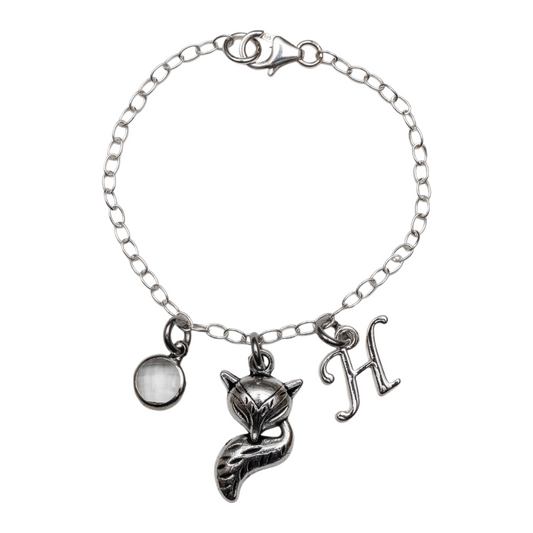 Personalised Fox Bracelet