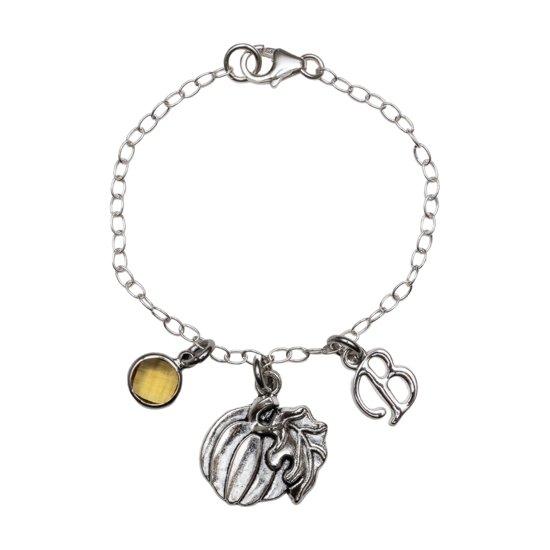 Personalised Pumpkin Bracelet