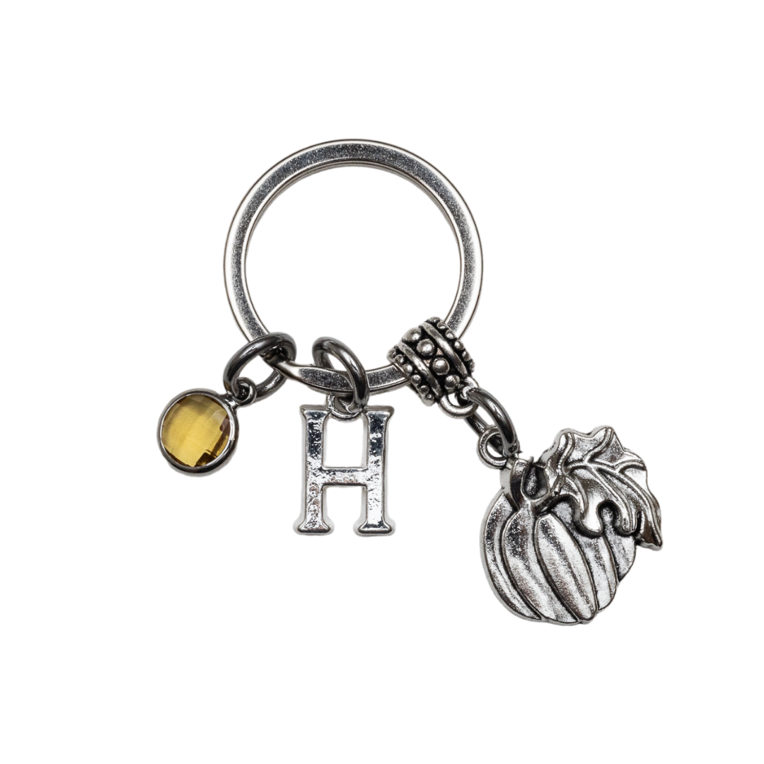 Personalised Pumpkin Keyring