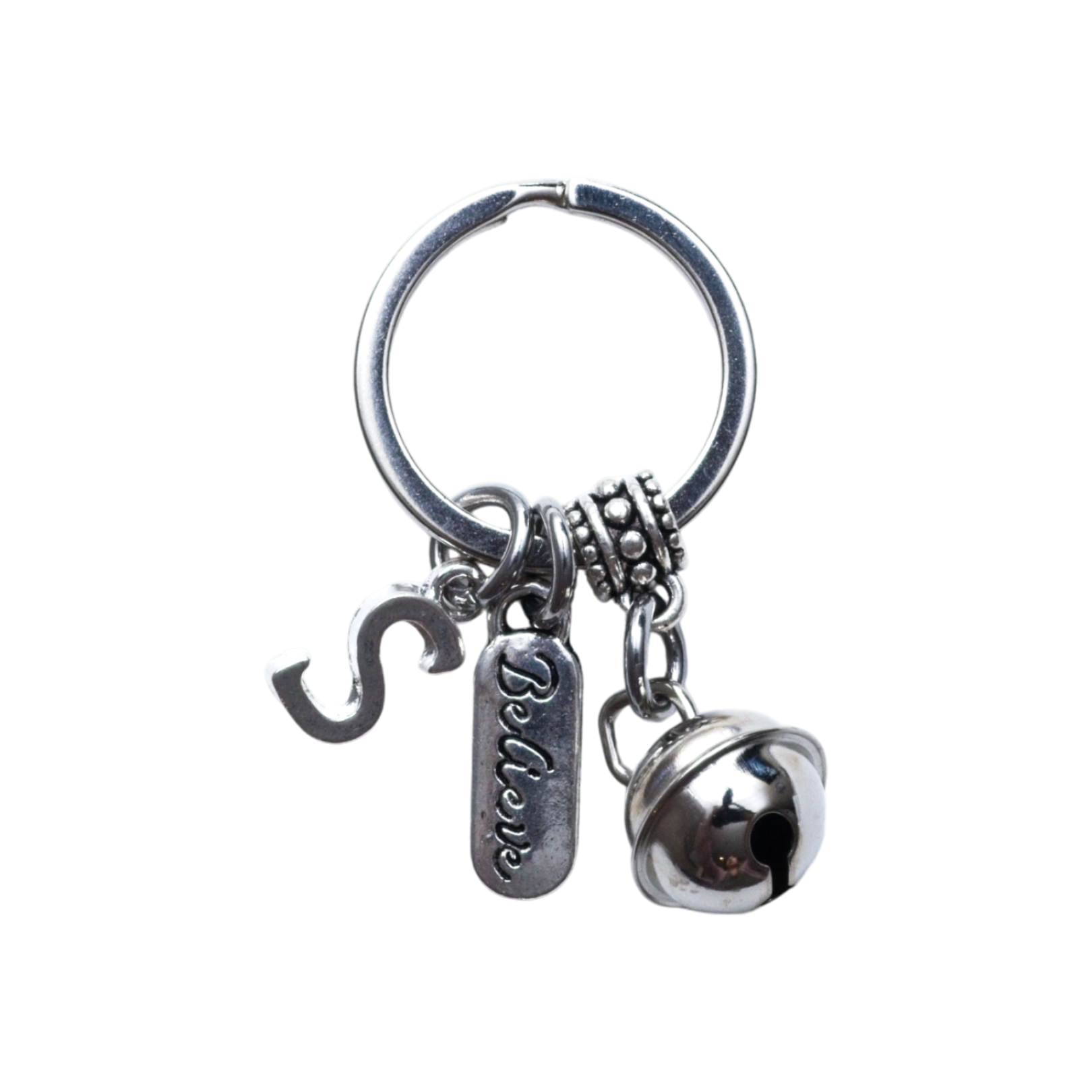 Personalised Christmas Bell Keyring