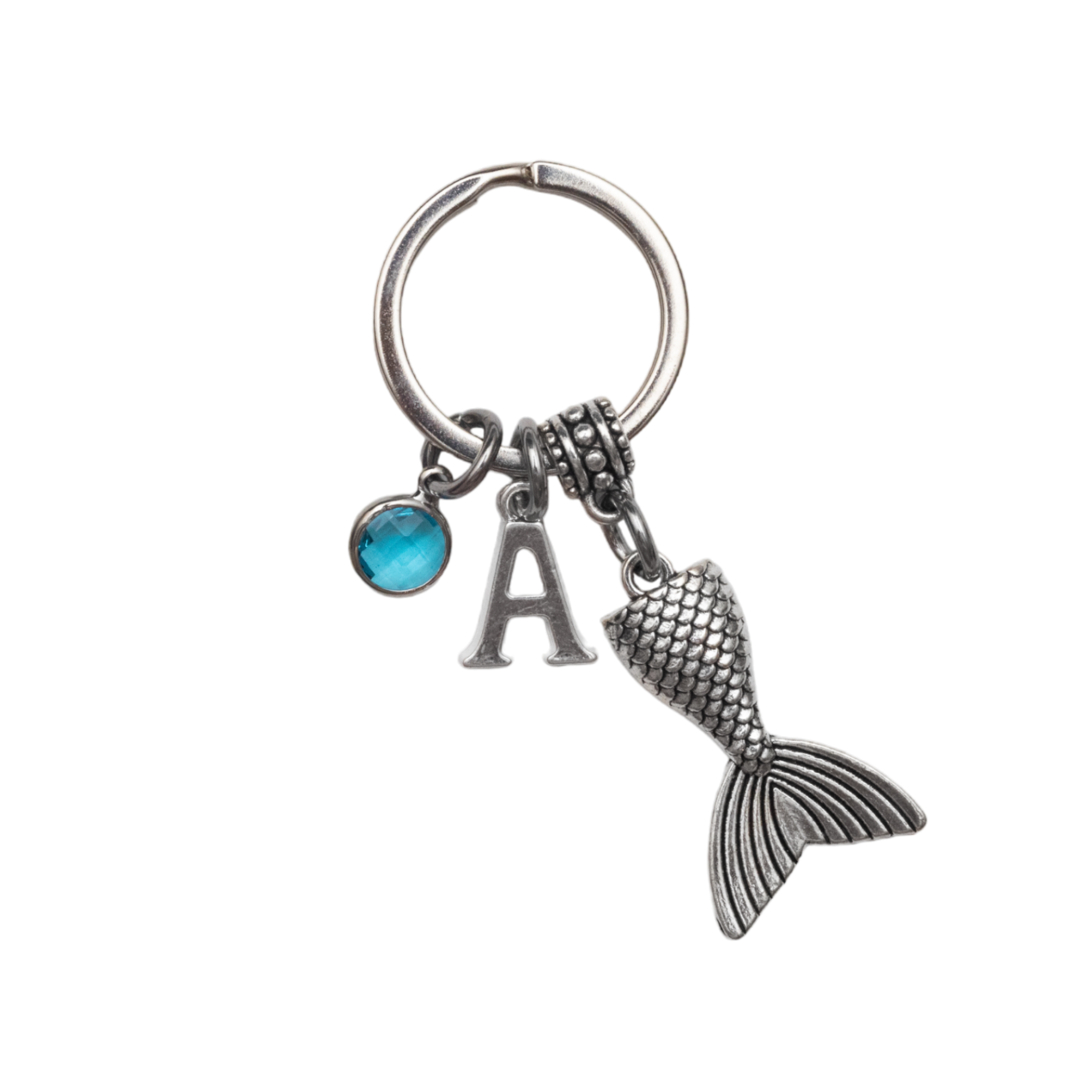 Personalised Mermaid Keyring