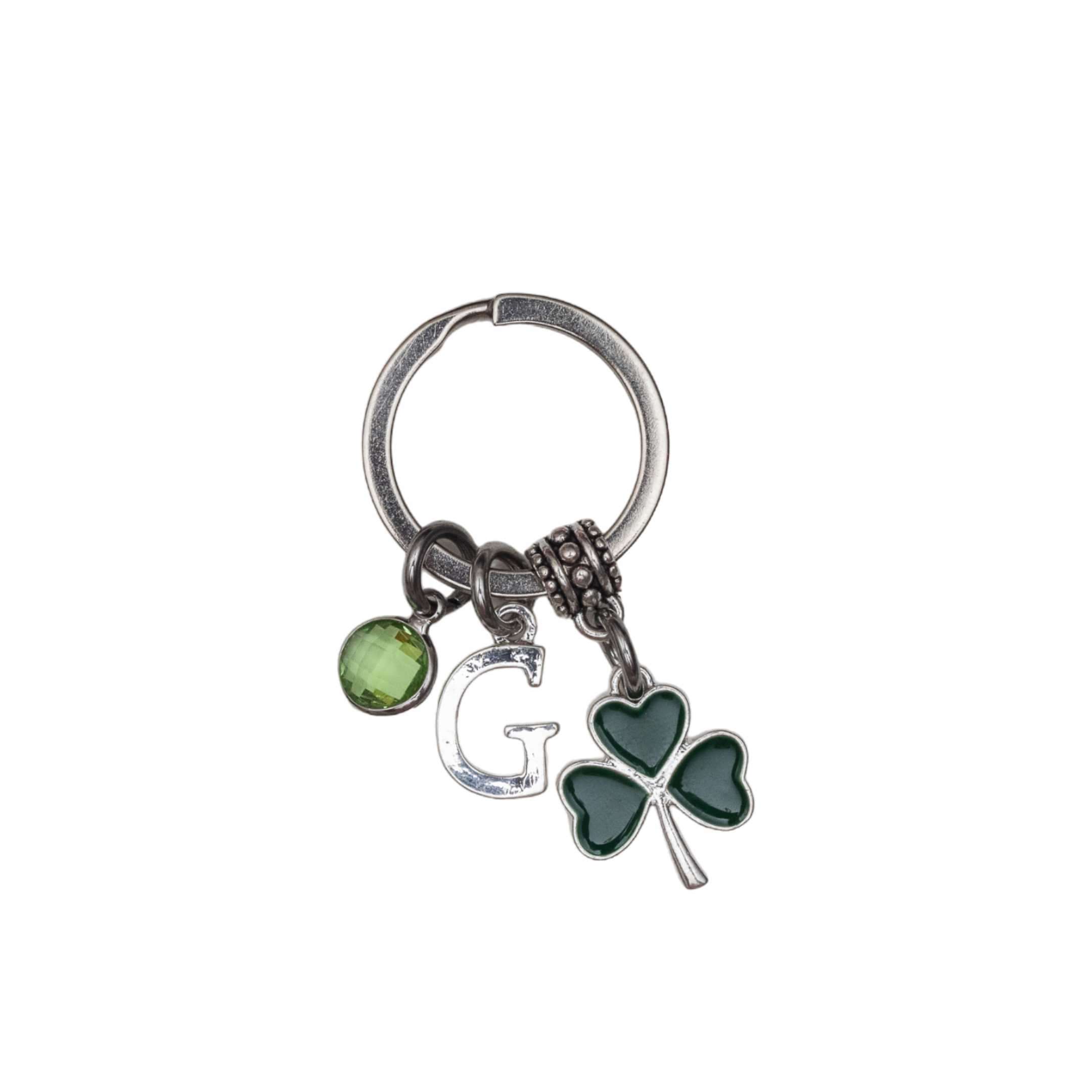Personalised Clover Keyring