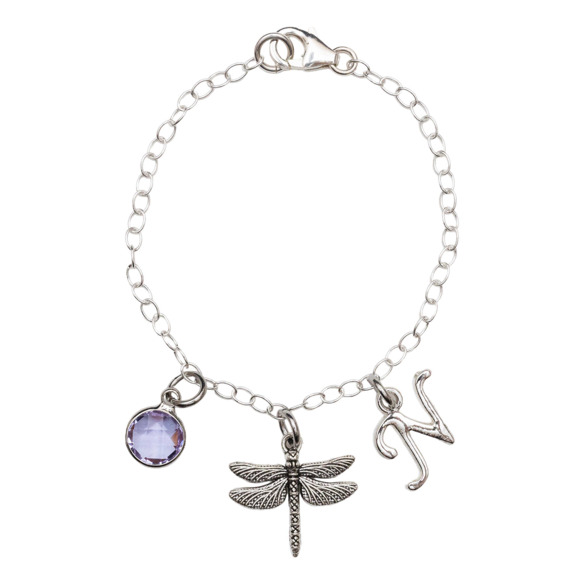 Personalised Dragonfly Bracelet