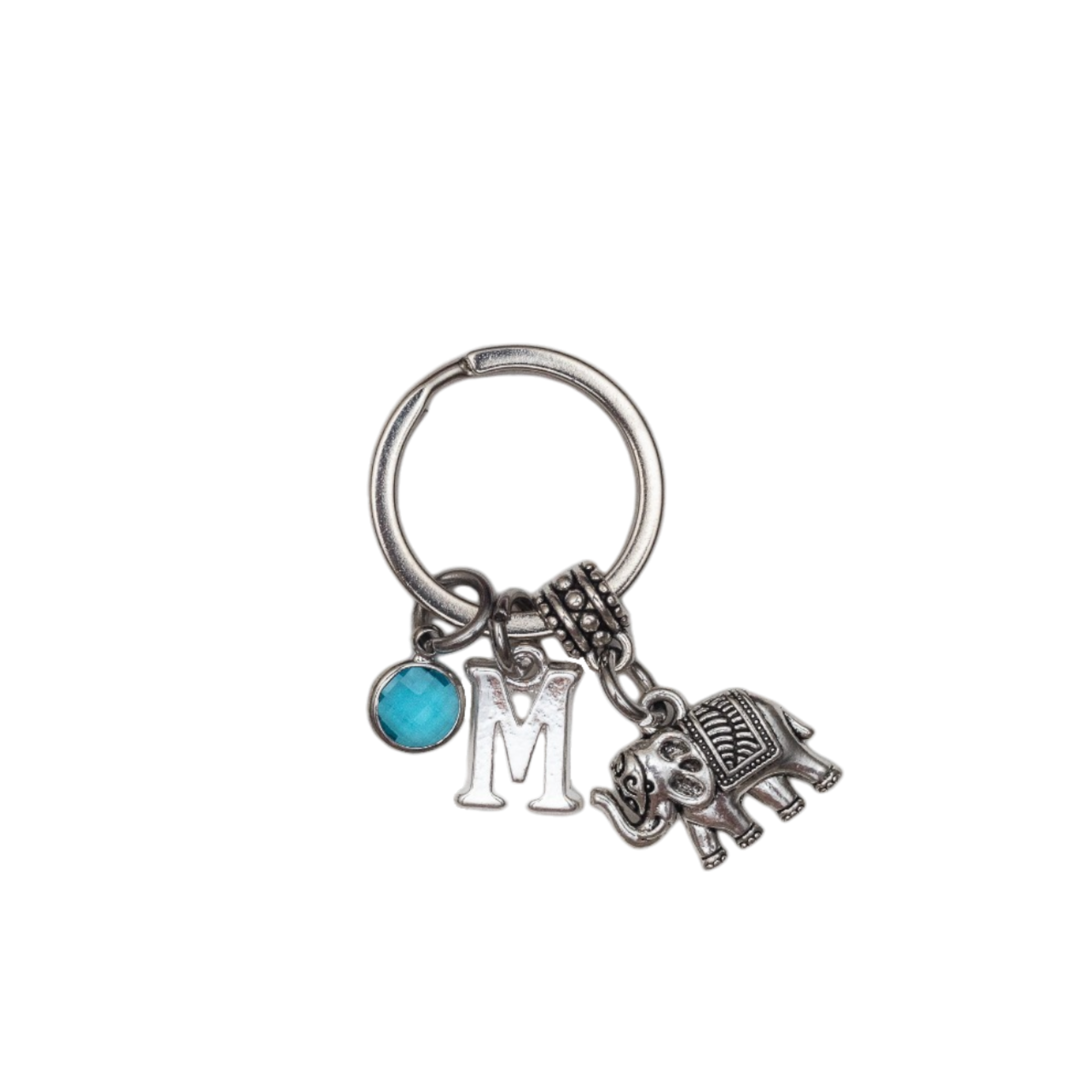 Personalised Elephant Keyring