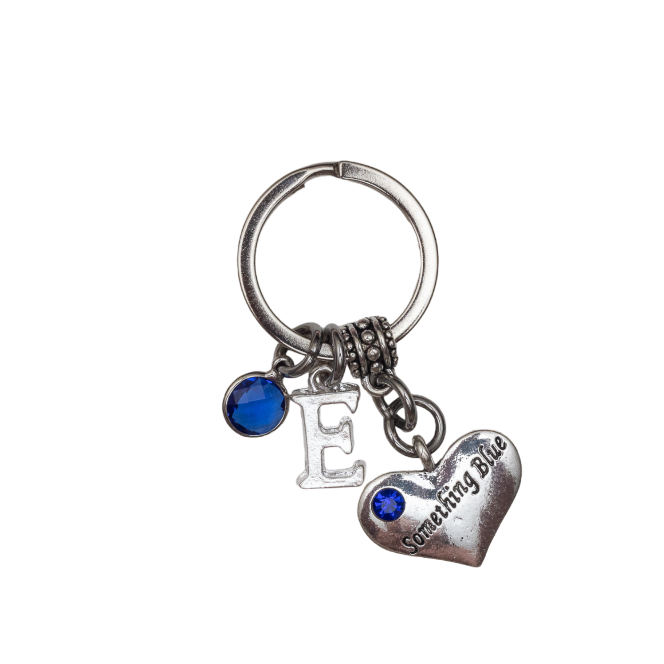 Personalised Something Blue Bride Keyring