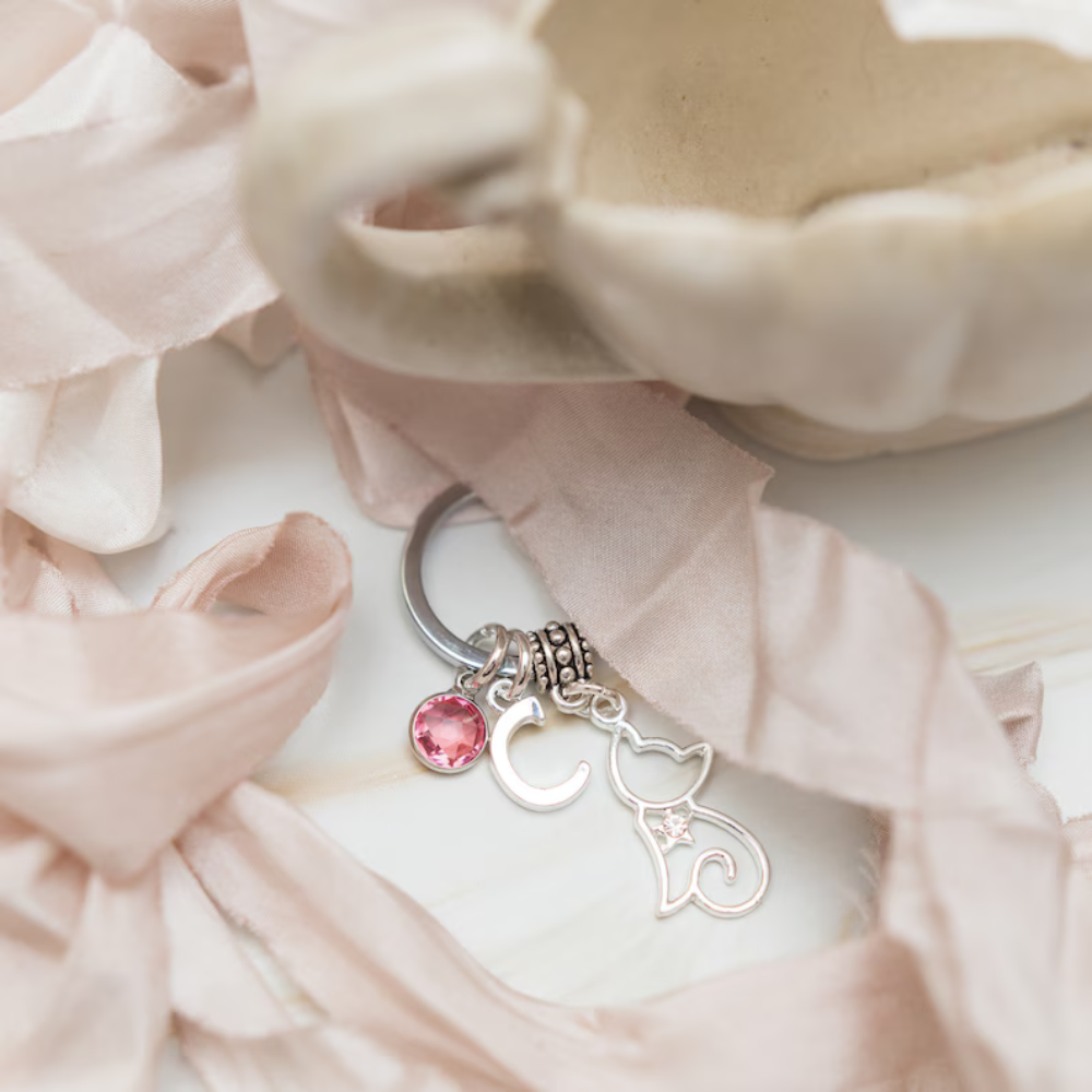 Personalised Cat Keyring