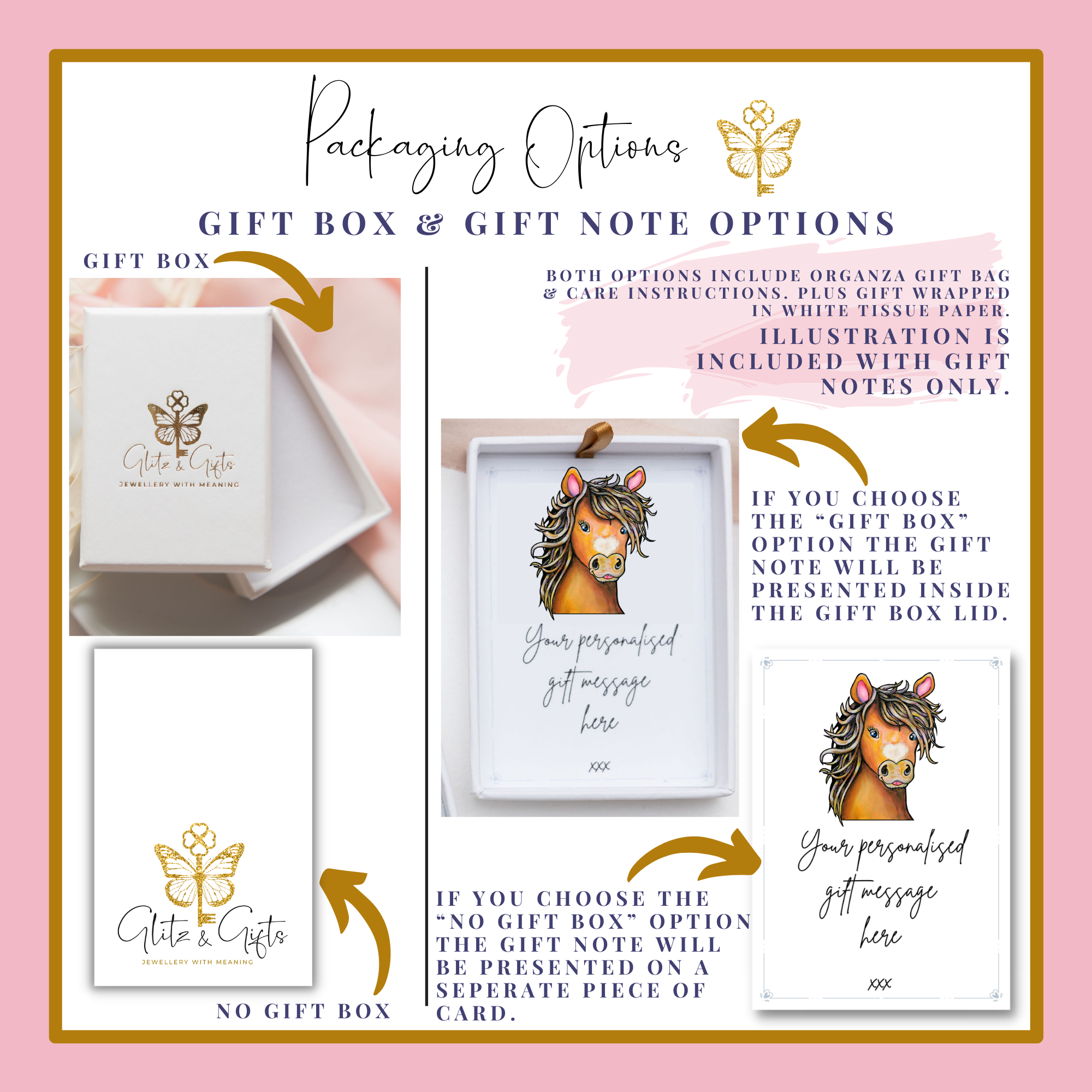 Horse Charm Earrings
