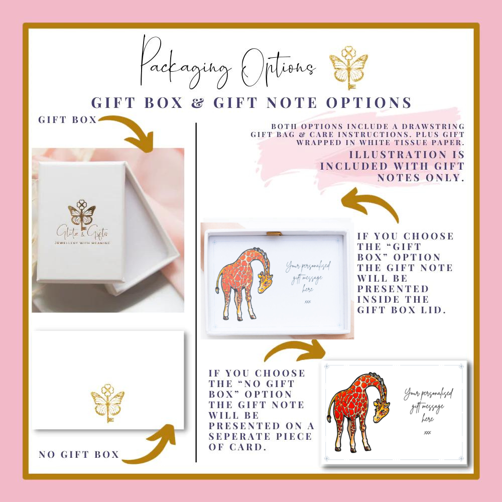 Personalised Giraffe Cord Bracelet