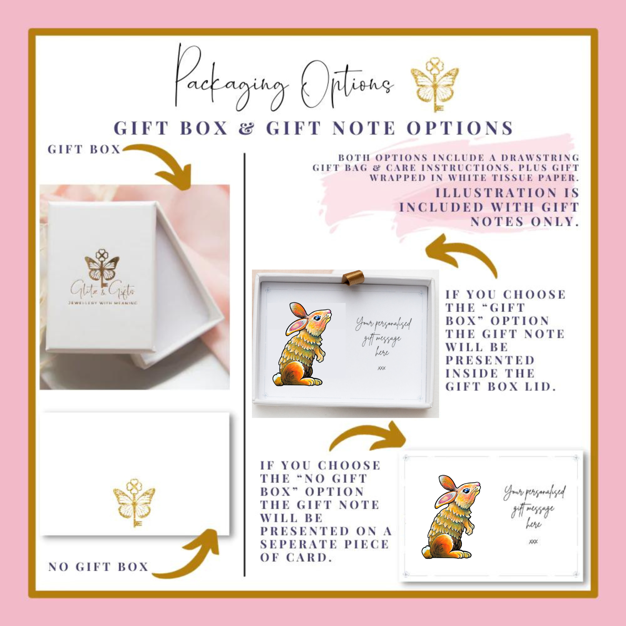 Personalised Bunny Rabbit Cord Bracelet