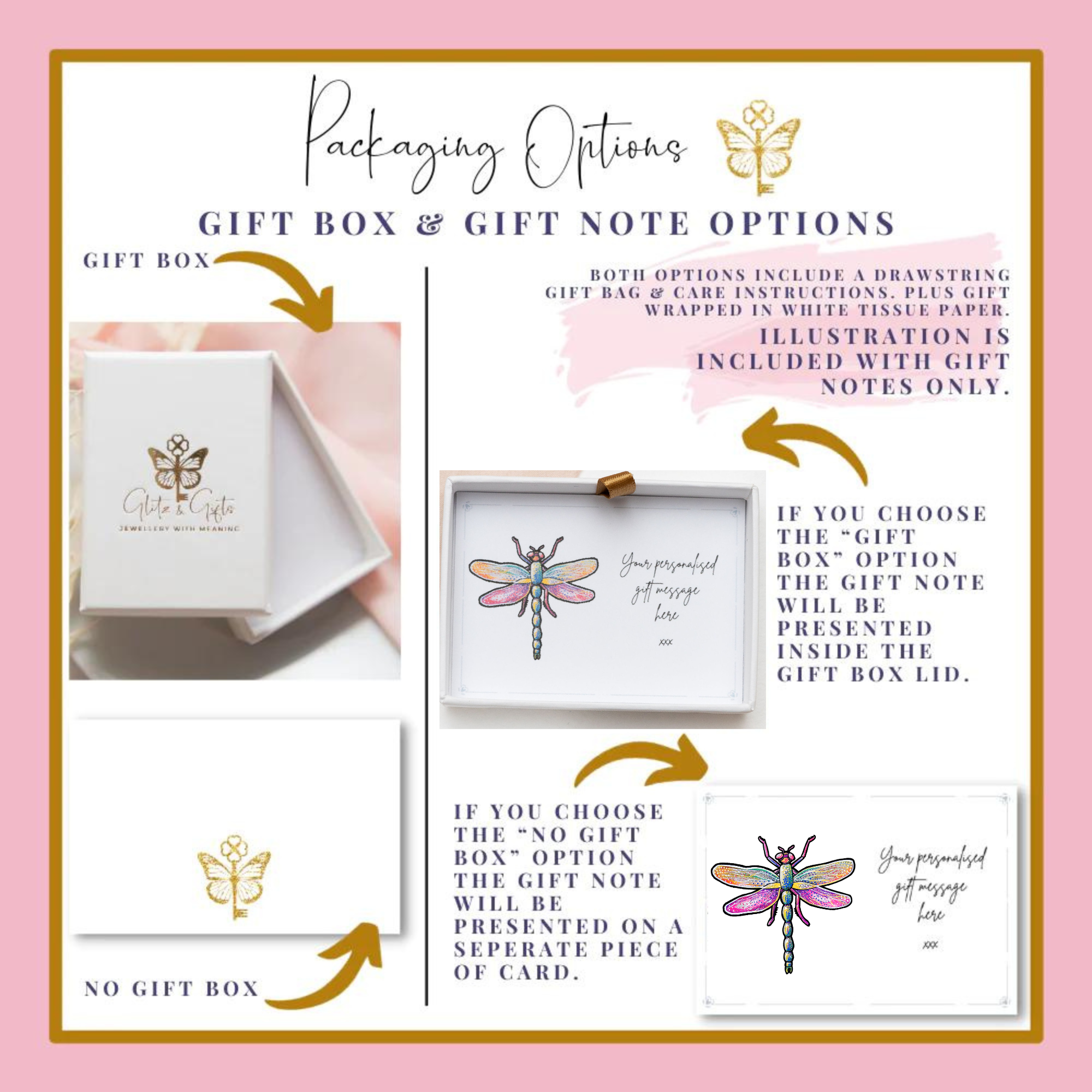 Personalised Dragonfly Cord Bracelet