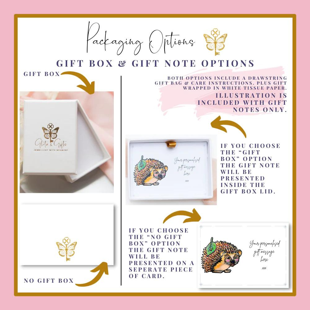 Personalised Autumn Hedgehog Acorn Brooch