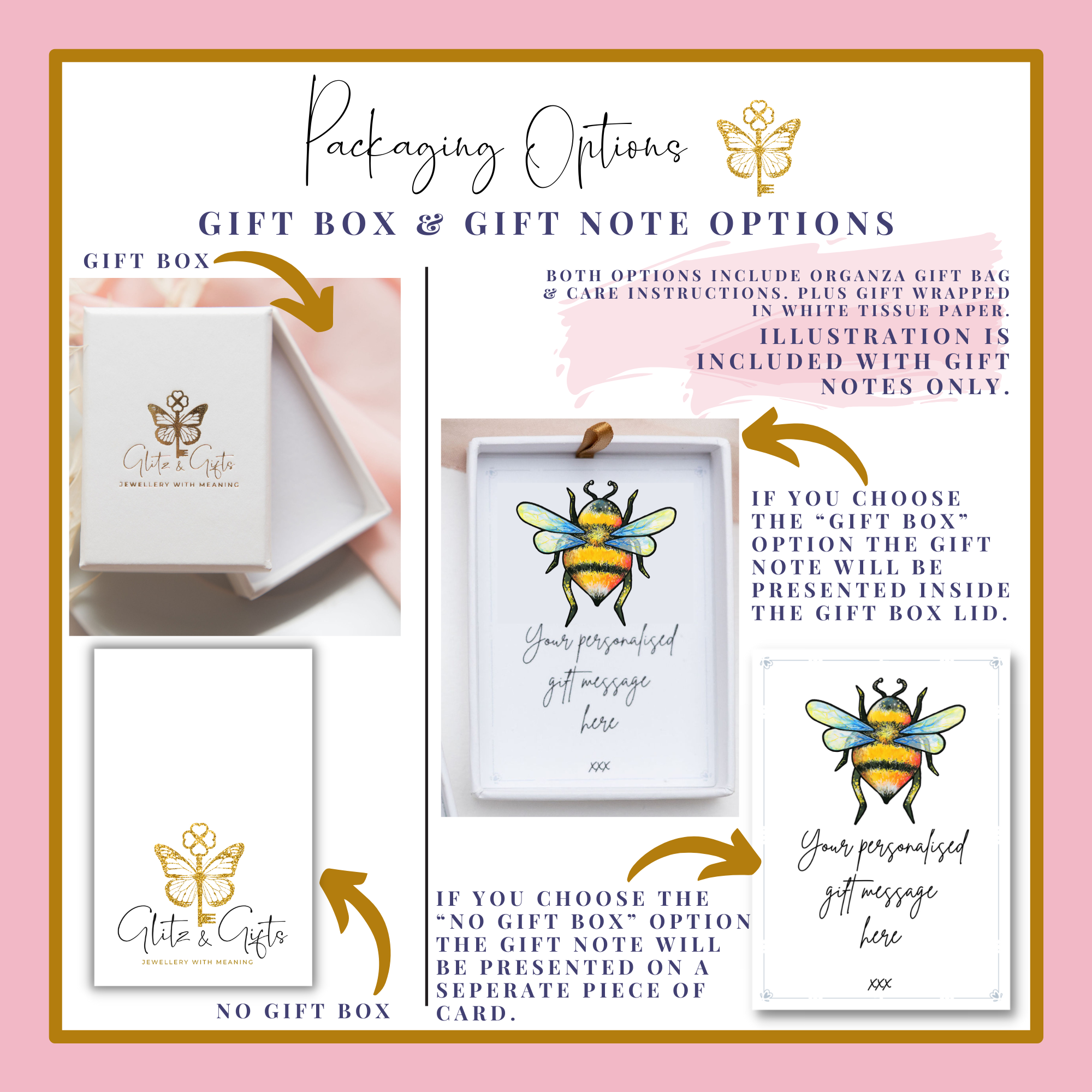 Personalised Bumble Bee Birthstone Charm Earrings