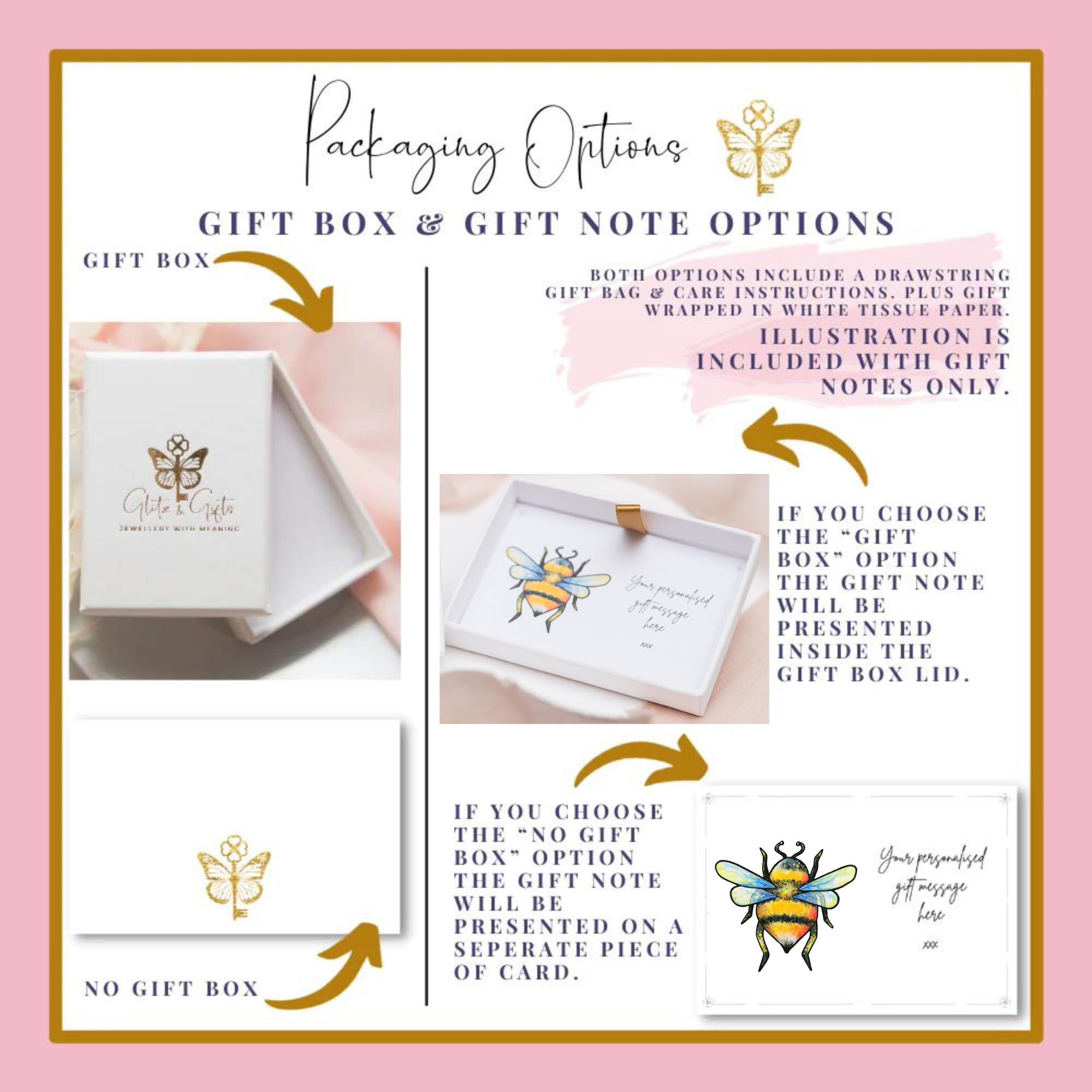 Personalised Bumble Bee Cord Bracelet