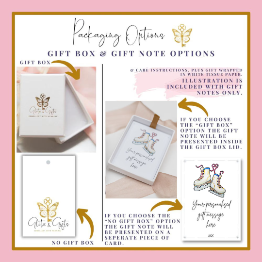 Personalised Ice Skate Keyring