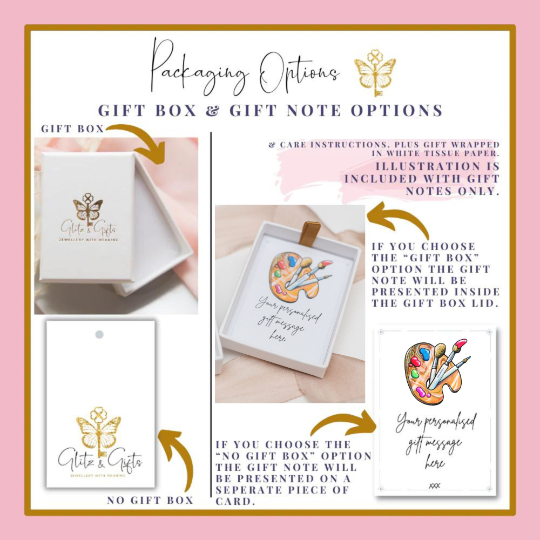 Personalised Paint Palette Keyring