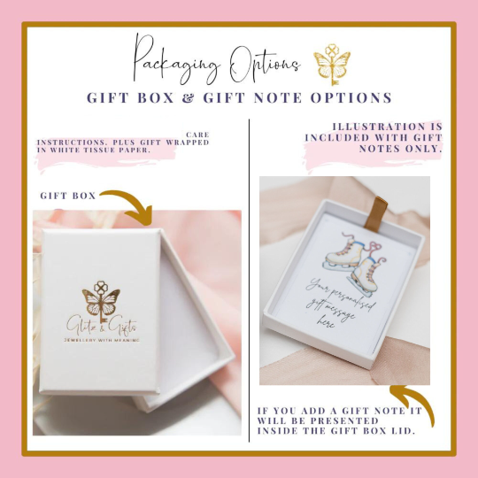 Personalised Ice Skate Necklace