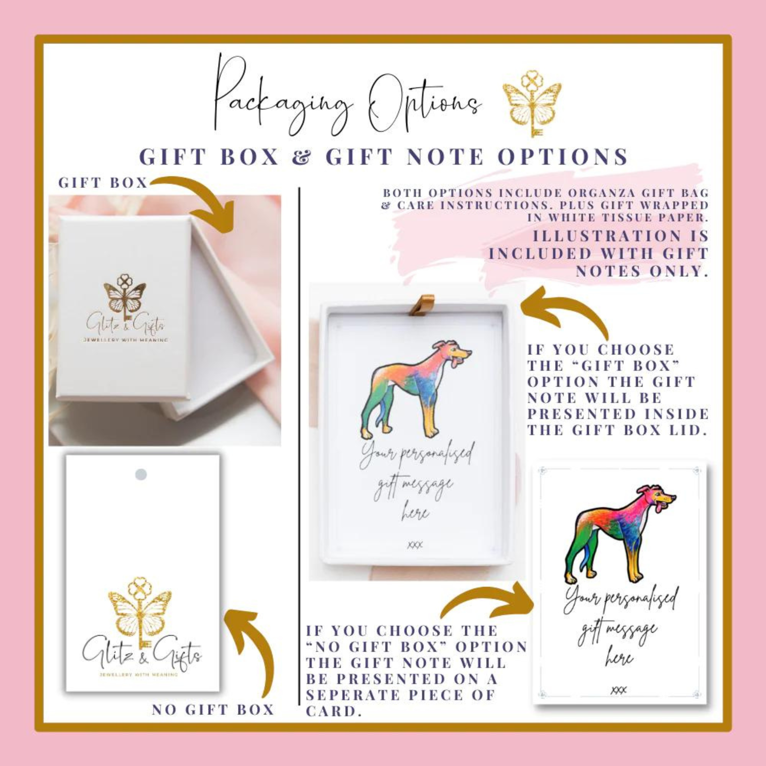 Personalised Greyhound Birthstone Charm Earrings