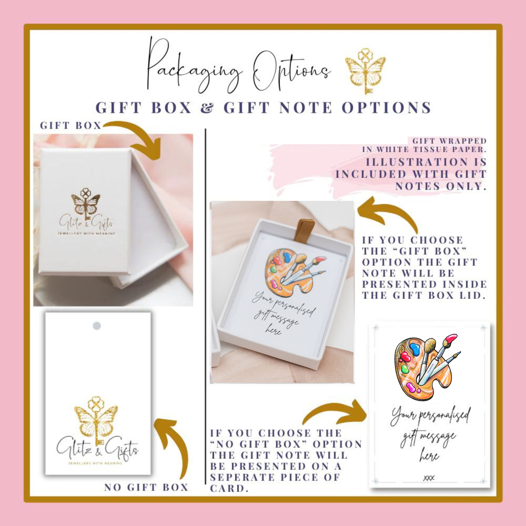 Personalised Paint Palette Birthstone Charm Earrings