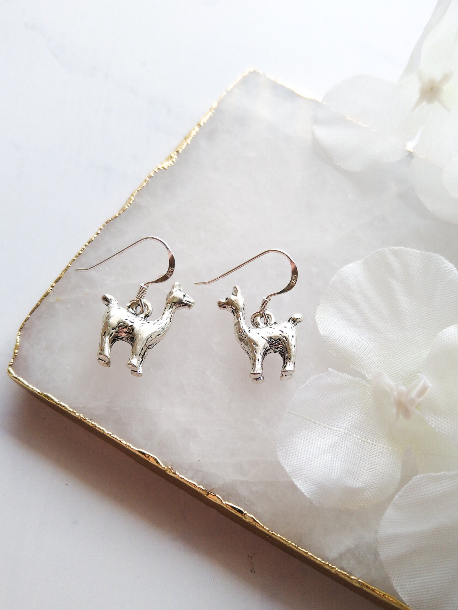 Llama earrings, alpaca gifts, animal jewellery, gifts for llama fans