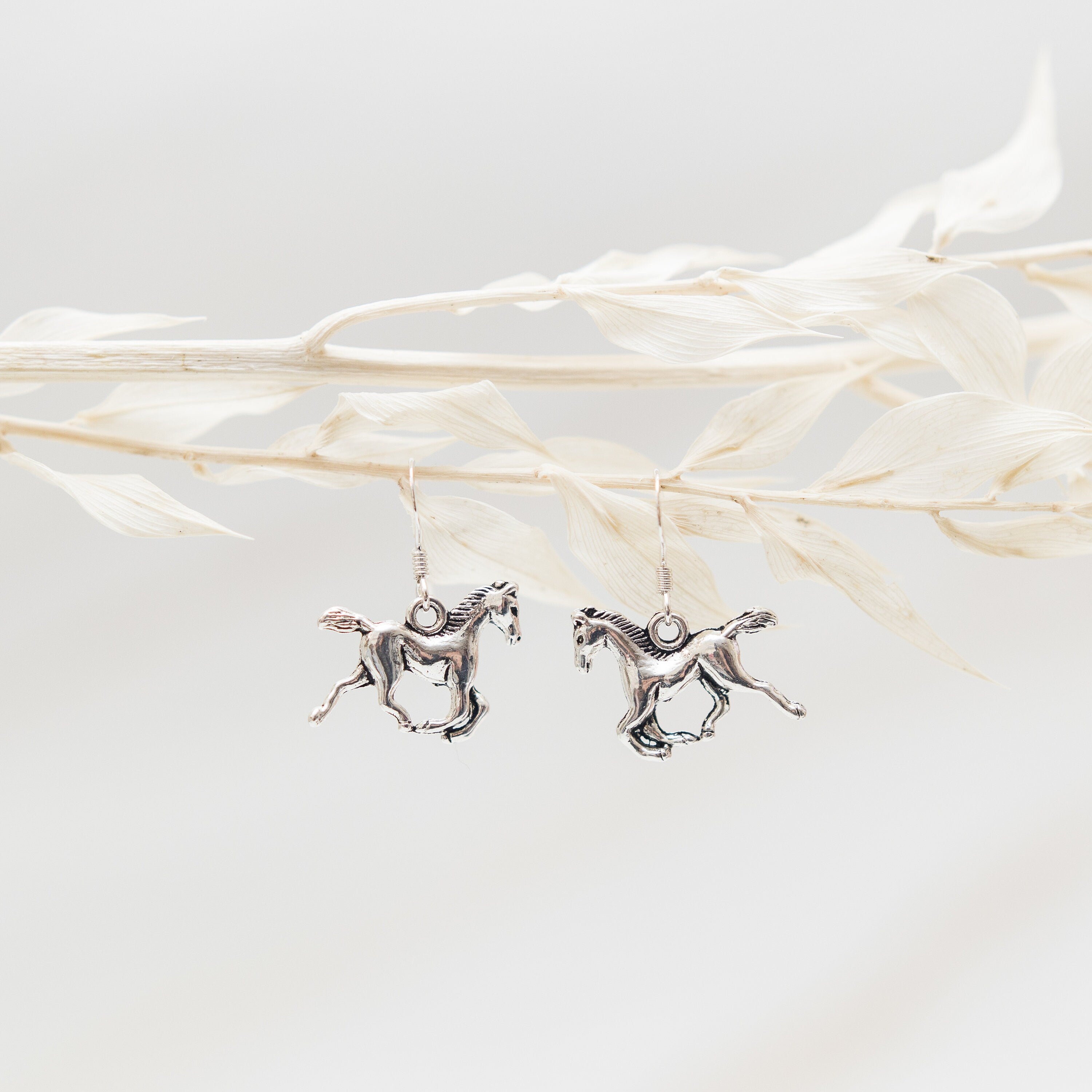 Horse earrings, horse jewellery, gifts for equestrian rider, gift for pony owner, horse lover gifts, western style, cowboy cowgirl accessory