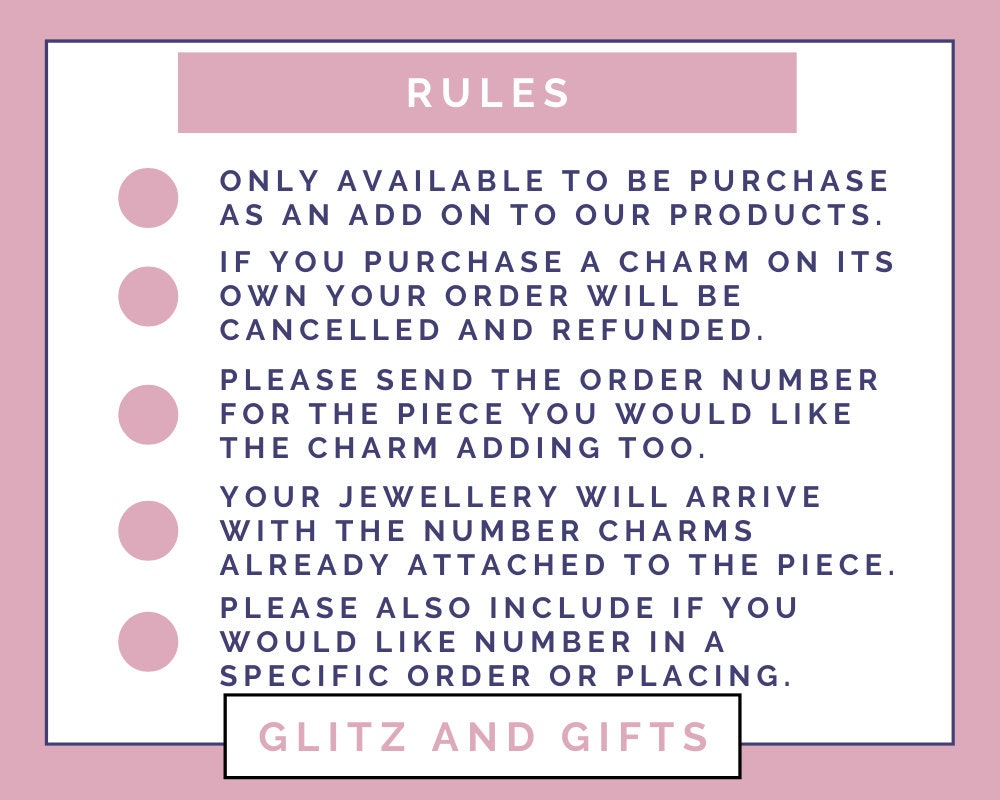 ADD ON SERVICE- Additional Sterling Silver Letter Charms