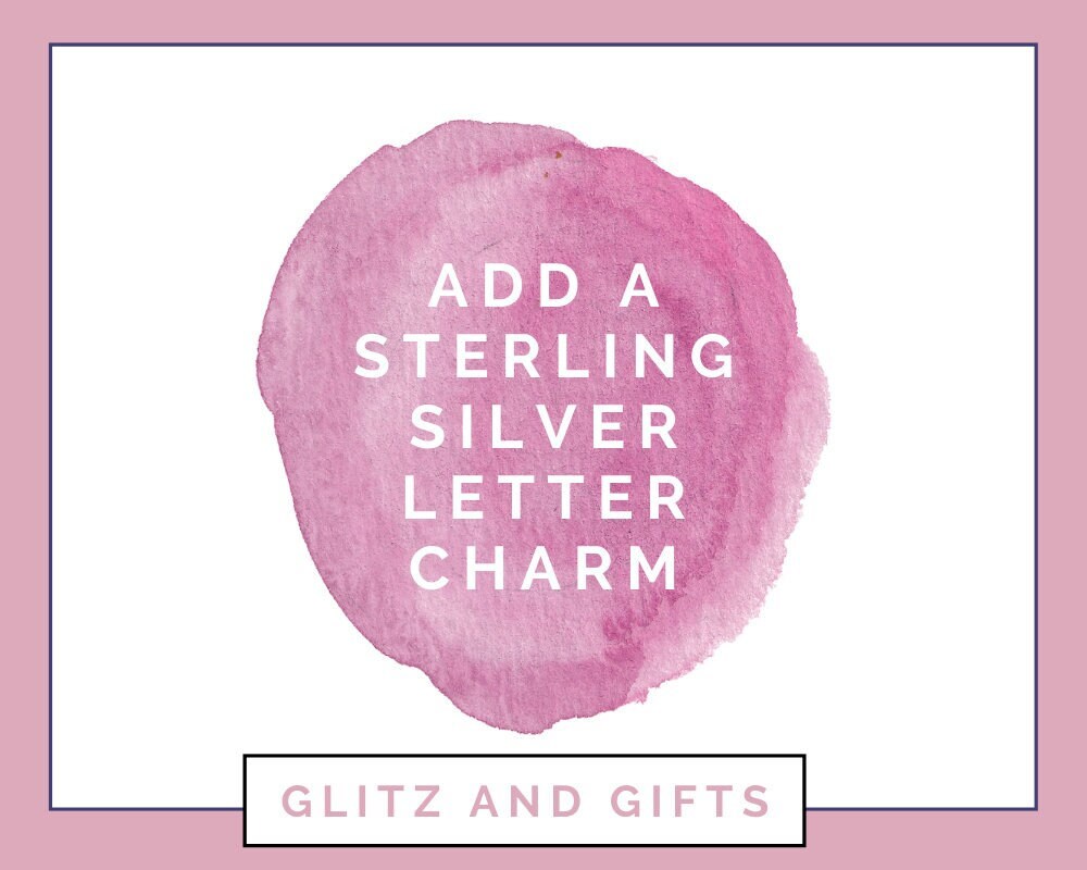 ADD ON SERVICE- Additional Sterling Silver Letter Charms or Birthstone Charm