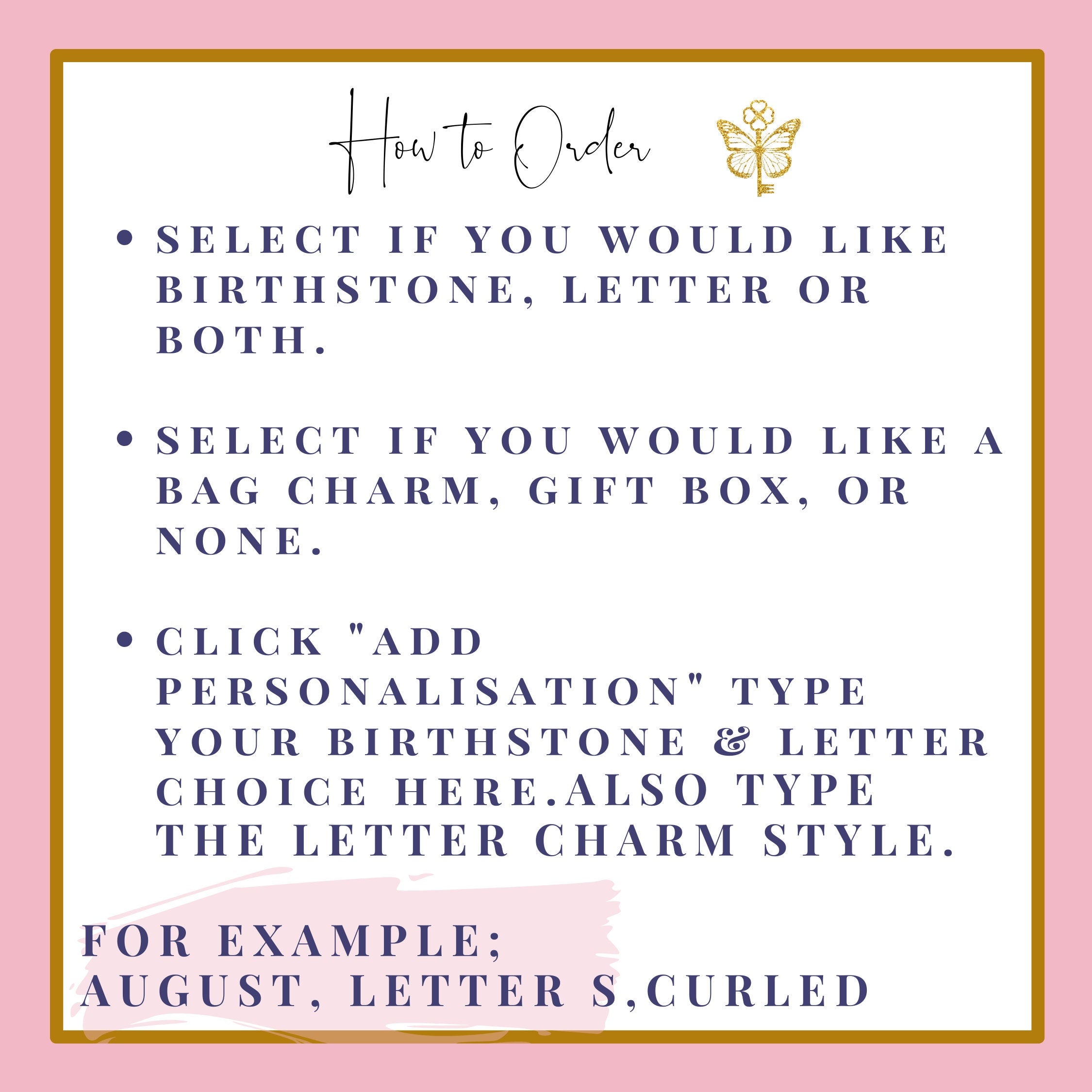 Dove Keyring: Personalised Birthstone Letter Charm, Peace Gift