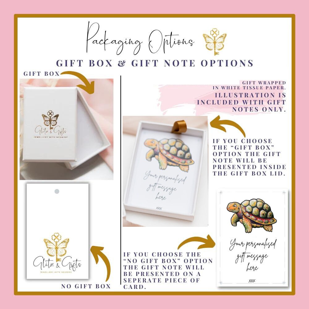 Personalised Tortoise Birthstone Charm Earrings