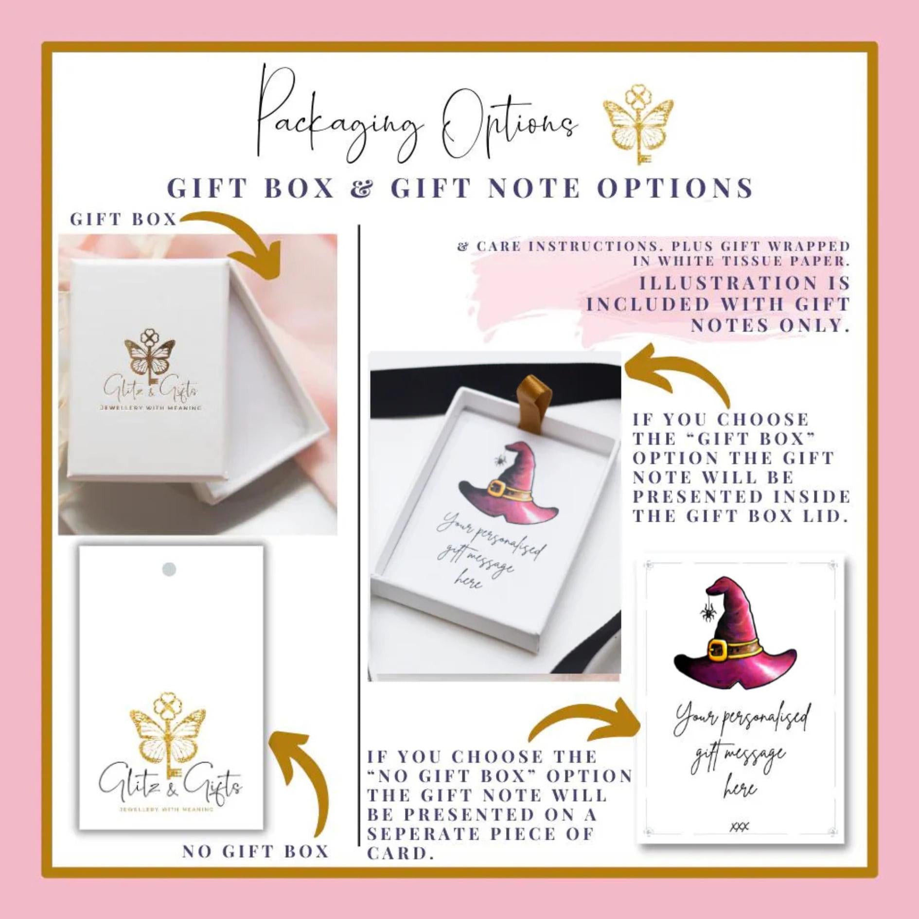 Enamel Witch Hat Charm Earrings