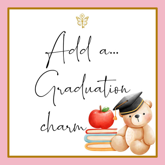 Graduation Charm Add-On: Keepsake for Necklace or Keyring