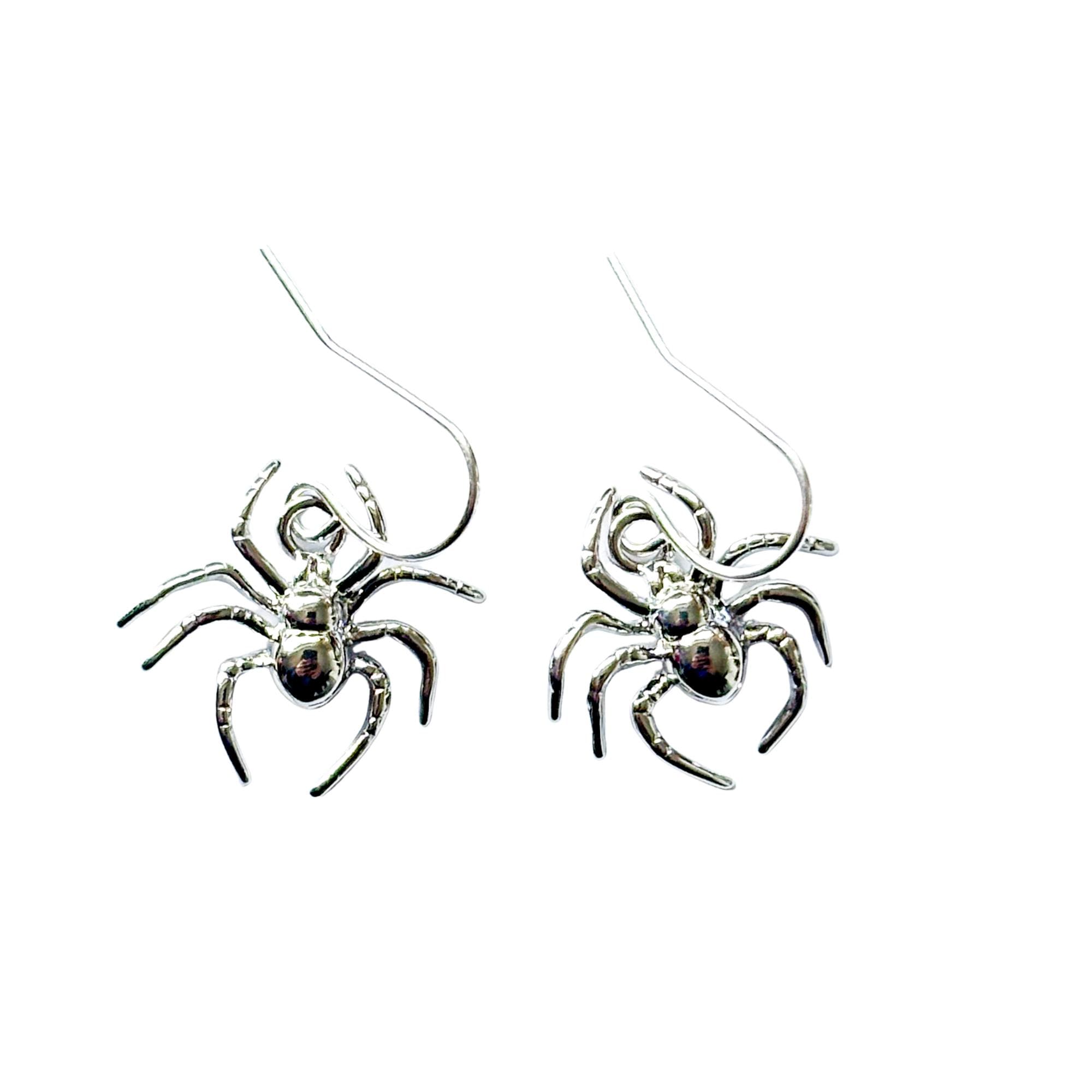 Spider Earrings, Gothic Halloween Jewellery, Spooky Earrings, Creepy Cute Gift for Her