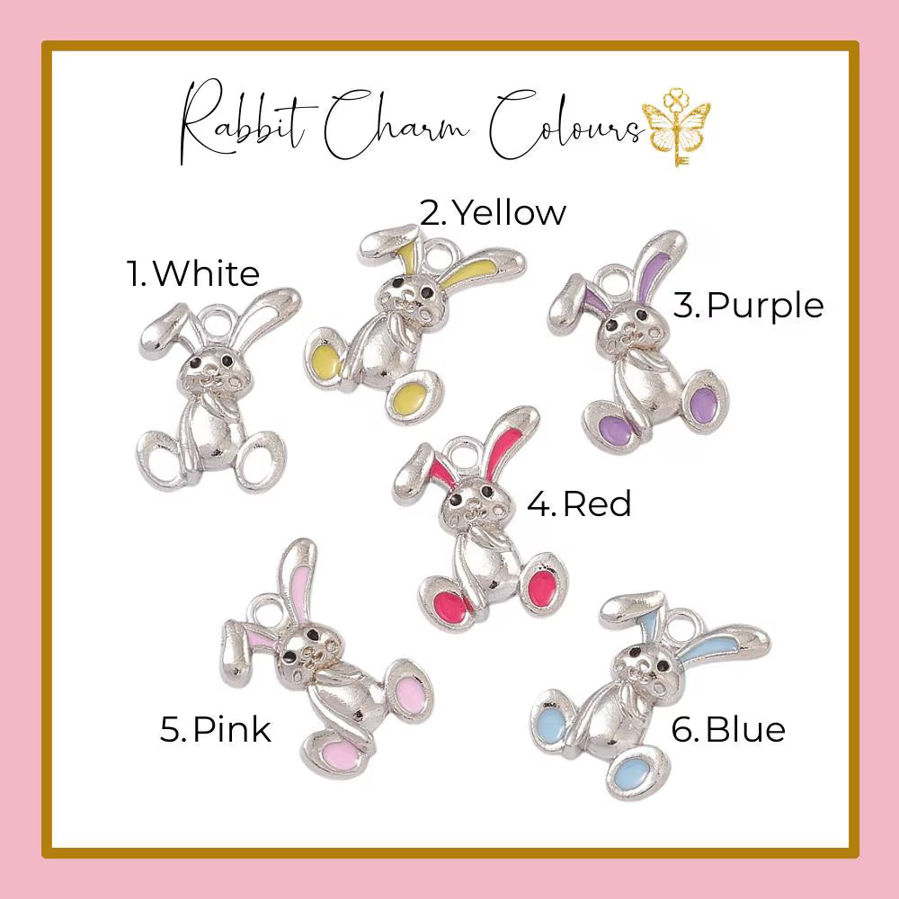 Personalised Rabbit Easter Bunny Necklace