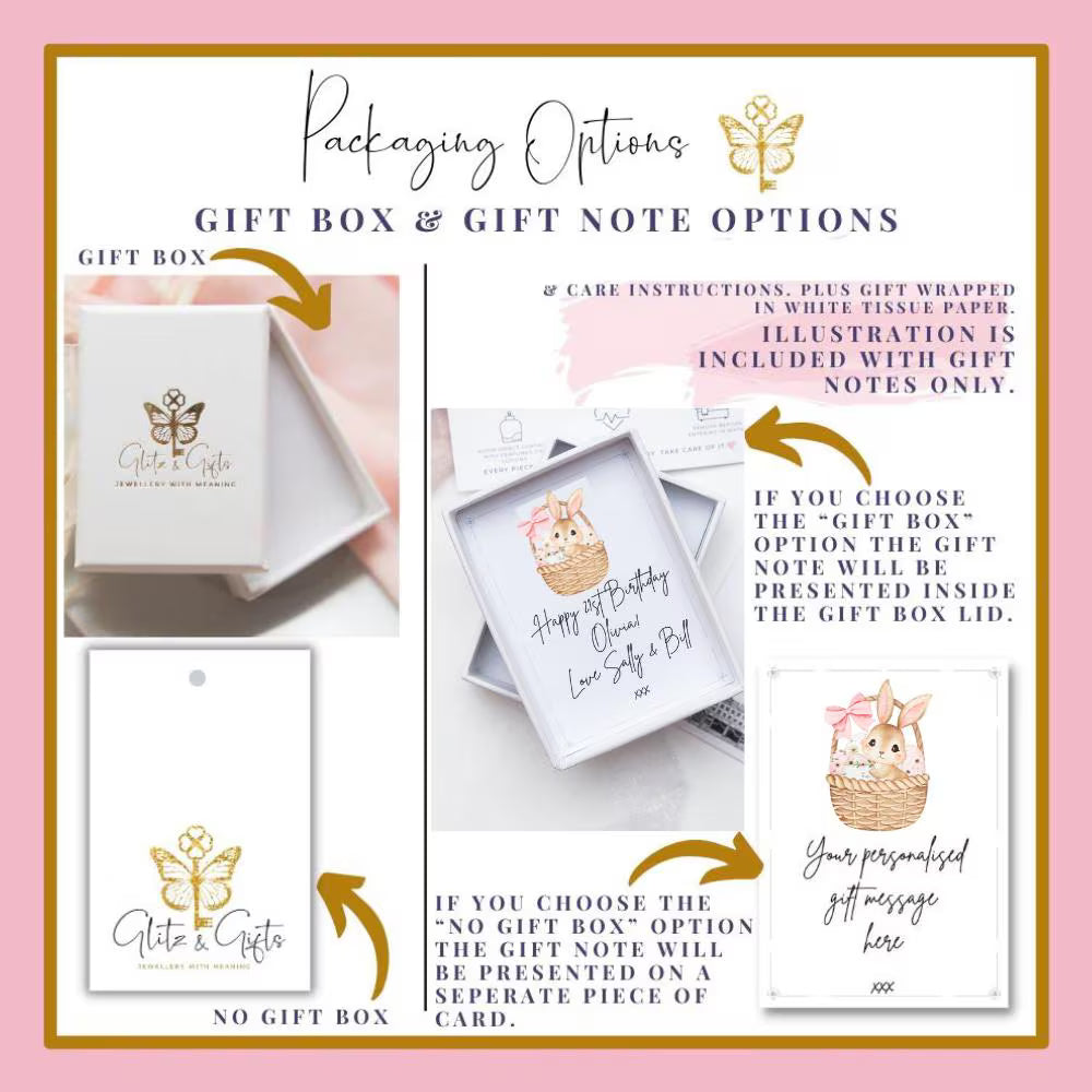 Personalised Rabbit Easter Bunny Necklace