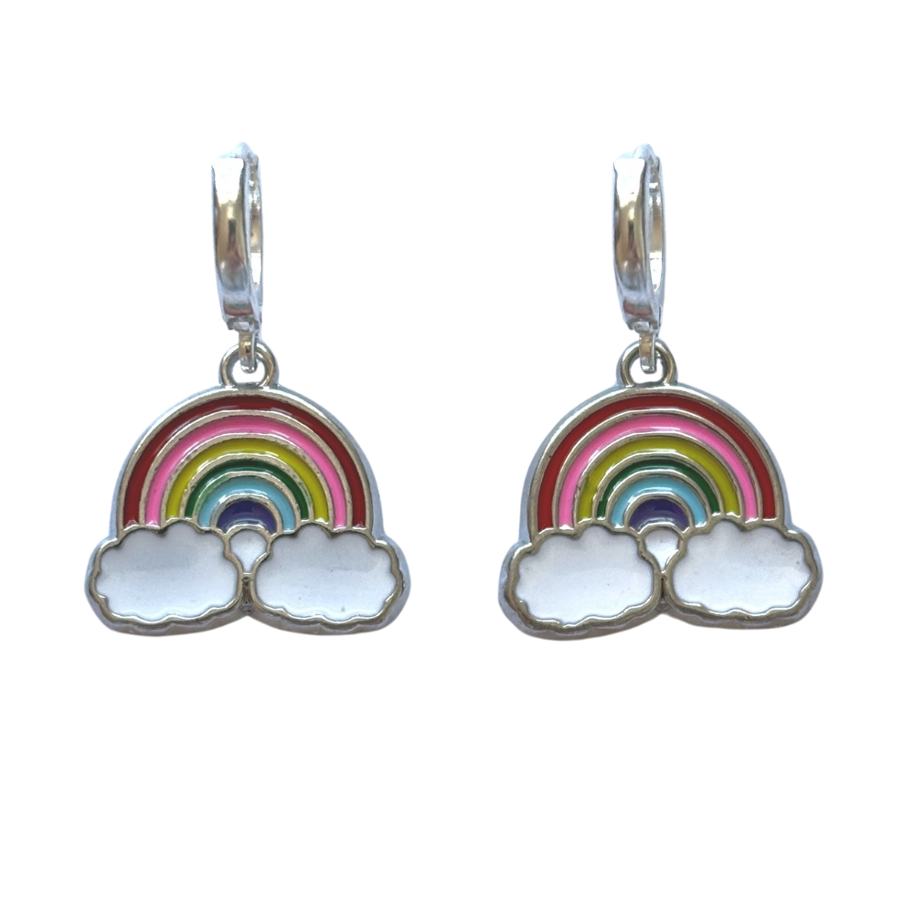 Rainbow Charm Earrings