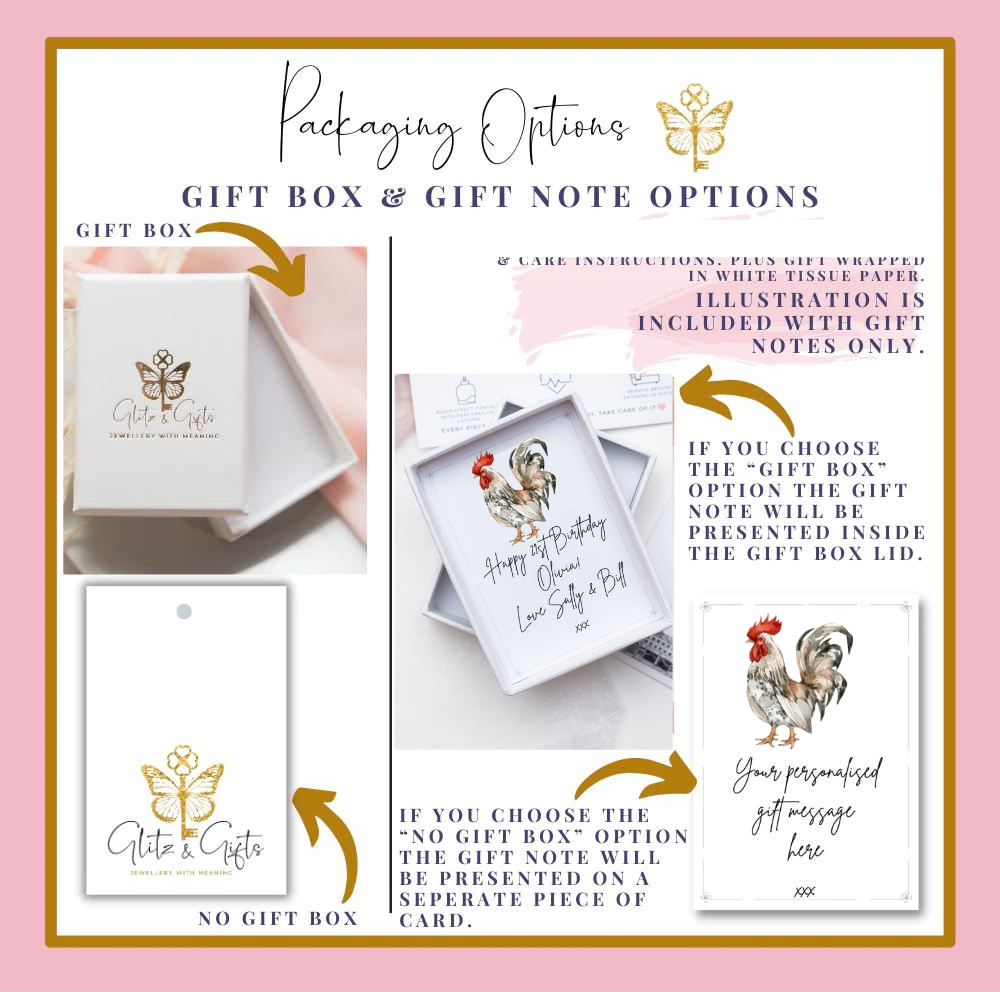 Personalised Chicken Rooster Keyring