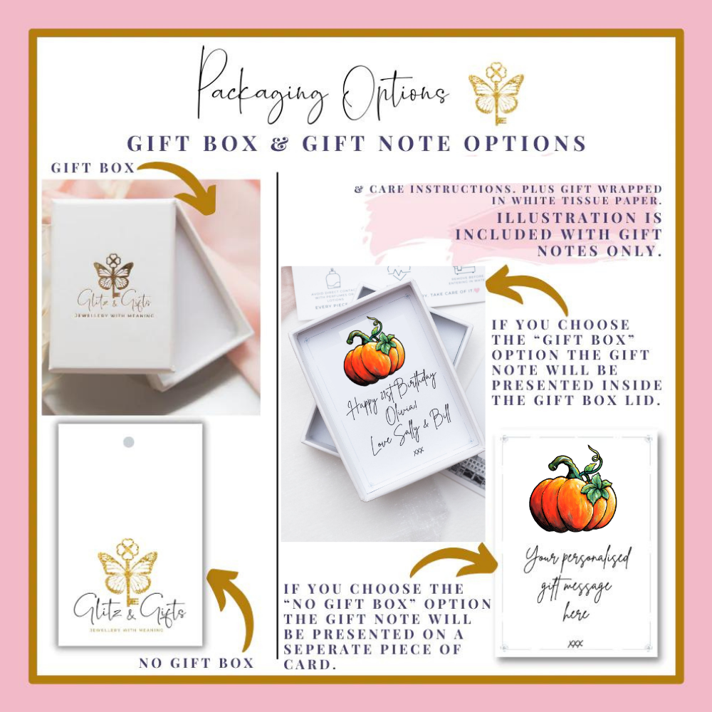 Pumpkin Birthstone Earrings – Enamel Halloween Jewellery