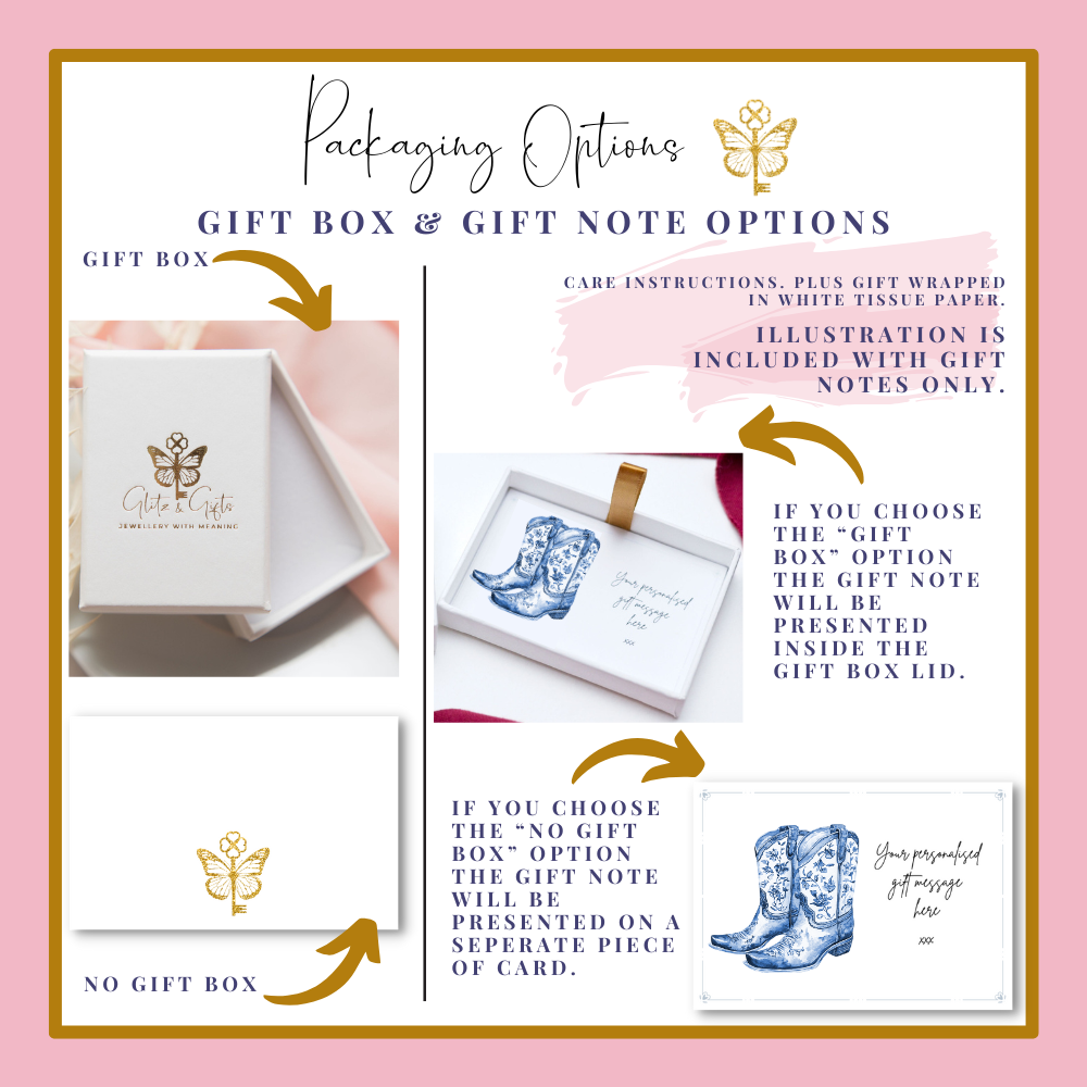 Personalised Cowgirl Boot Cord Bracelet