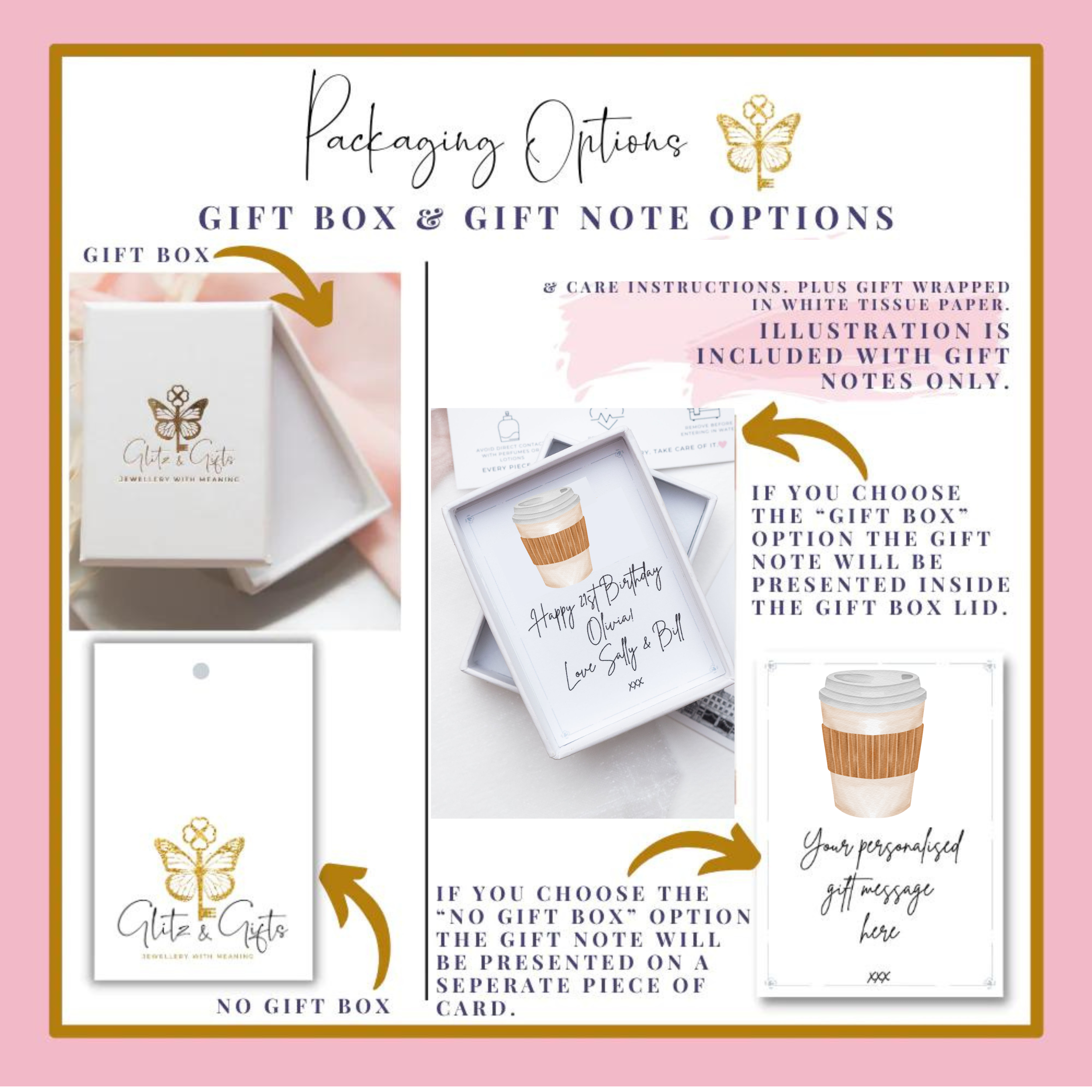 Personalised Coffee Keyring